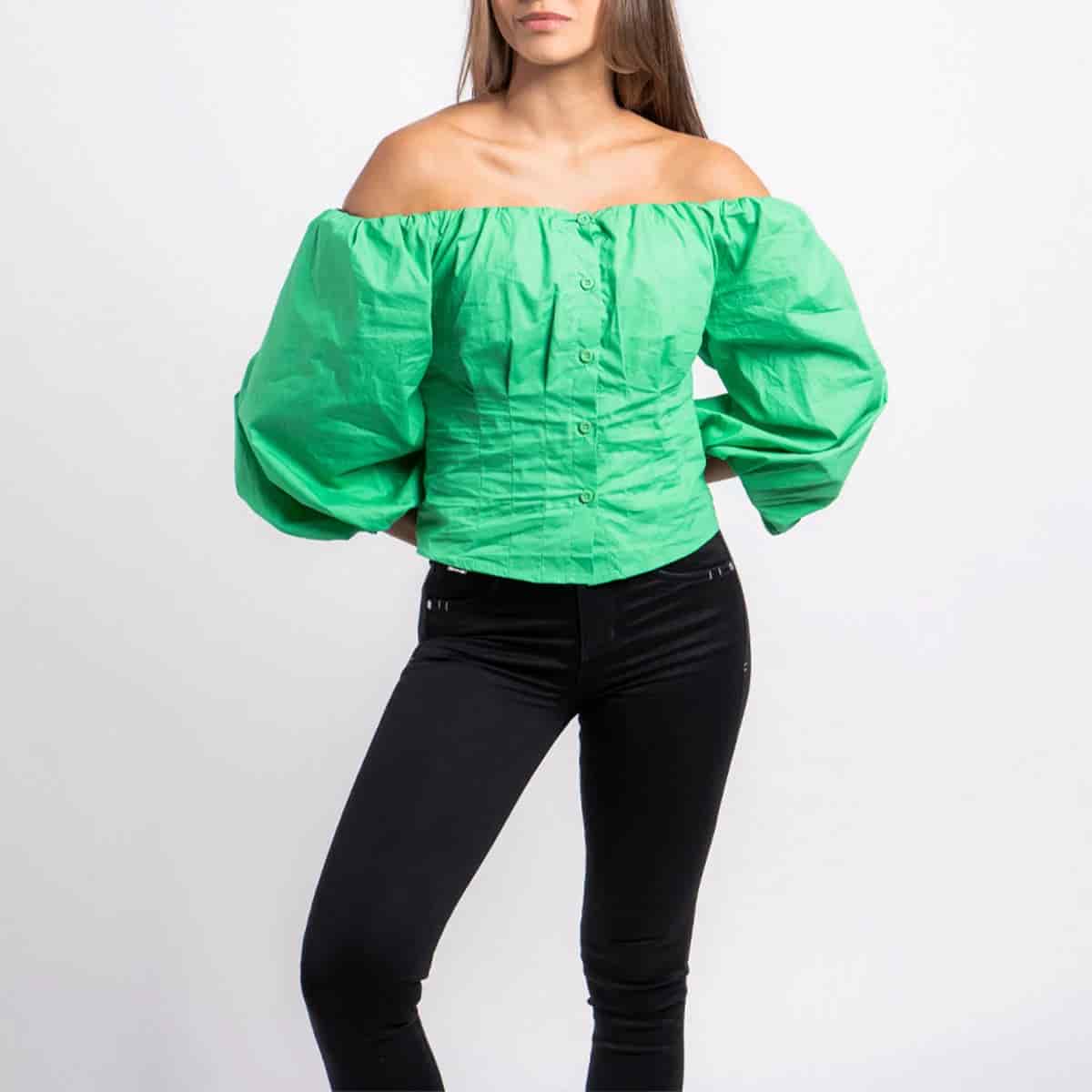 Blusa Cuello Bandeja Knz Lore - miniatura 2