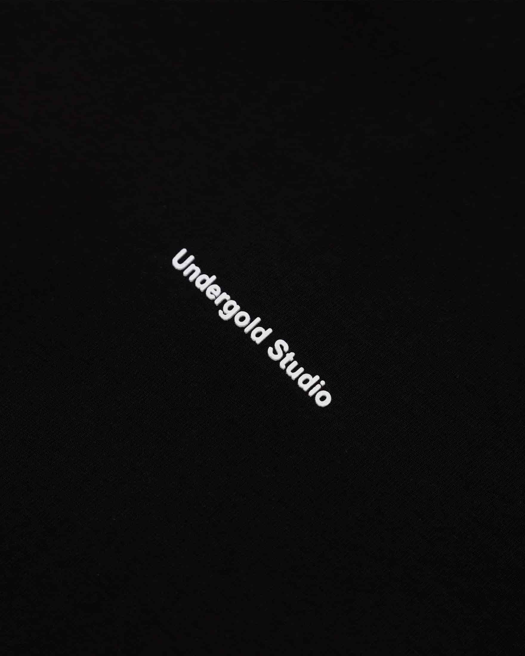 Basics Undergold Studio Ultra Slim Tshirt Black - miniatura 4