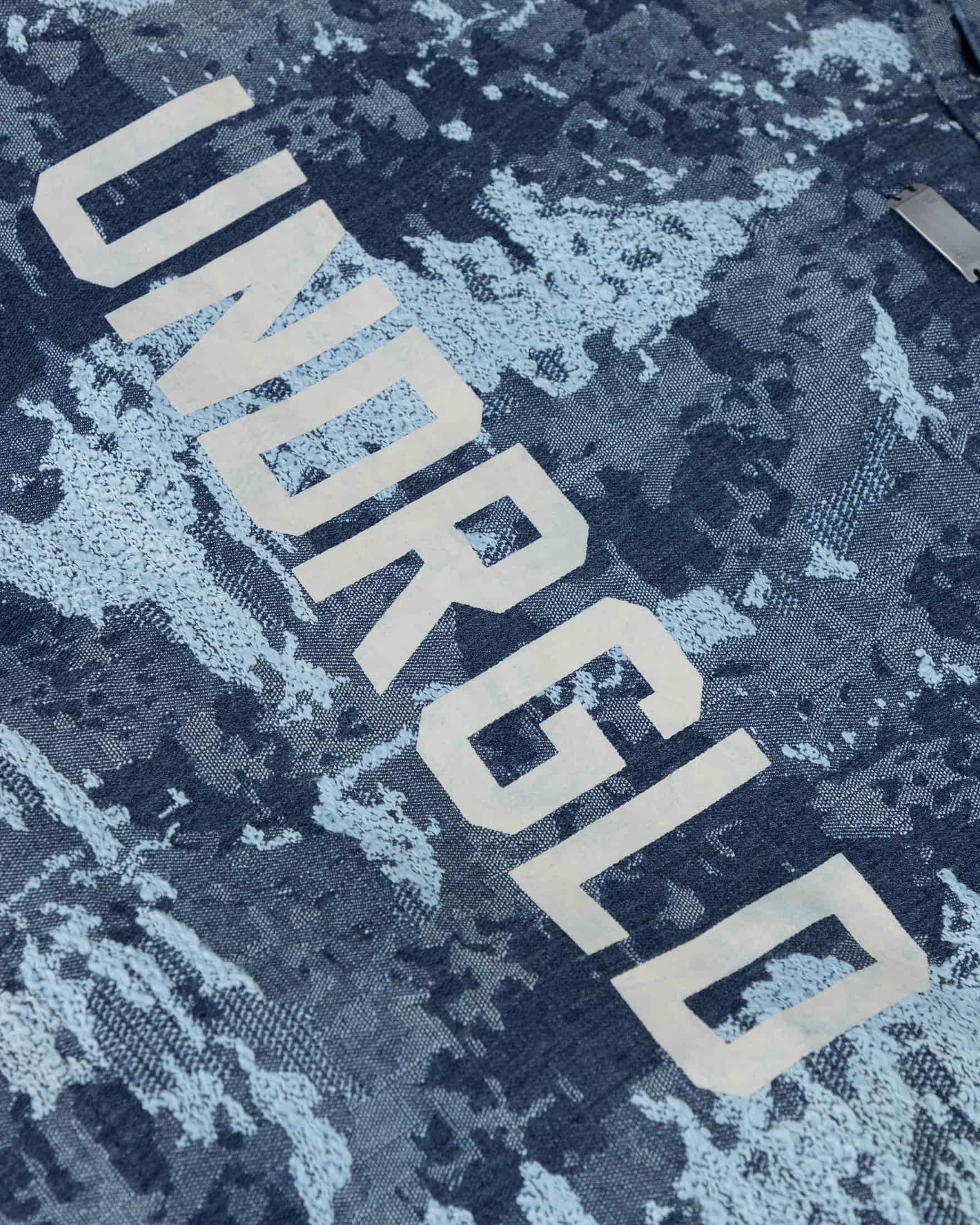 W Capsule UNDRGLD Jacquard Jacket Cammo Blue - miniatura 4