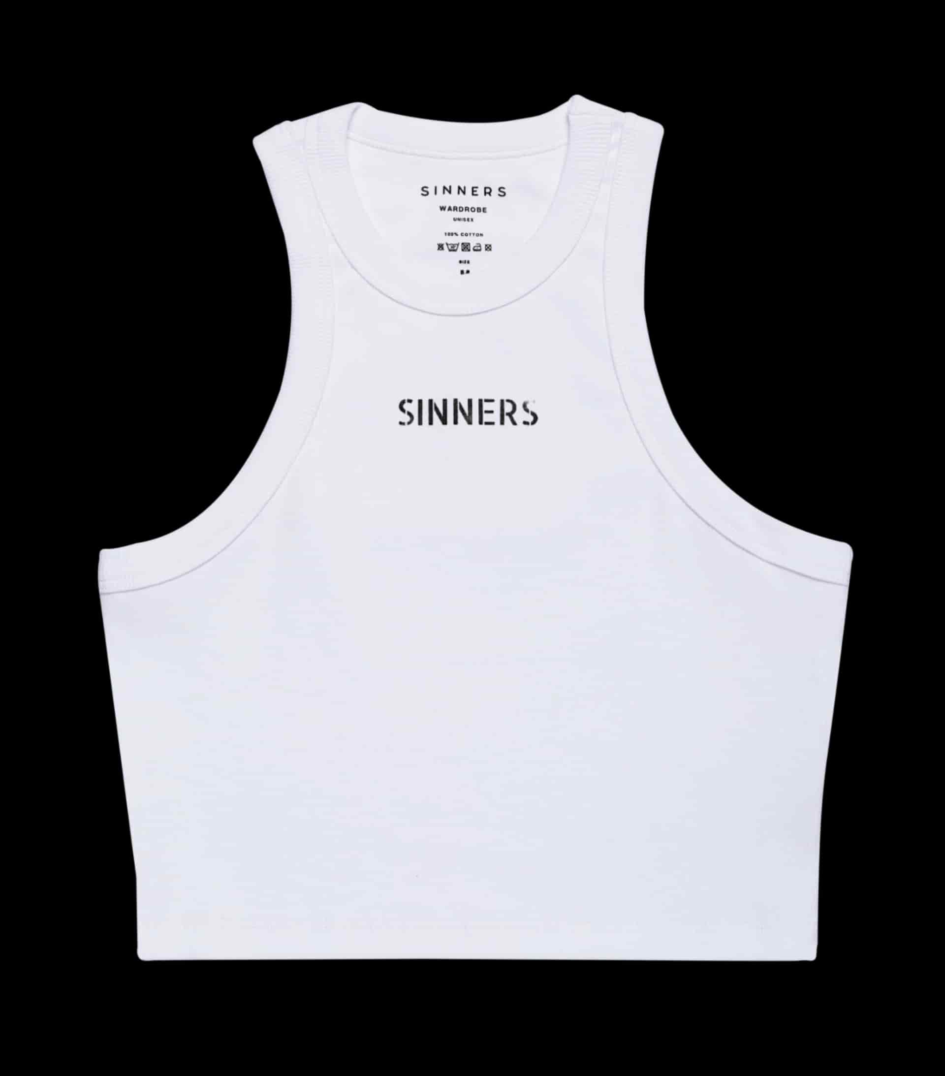 SINNERS WHITE WOMEN TANK TOP - miniatura 1