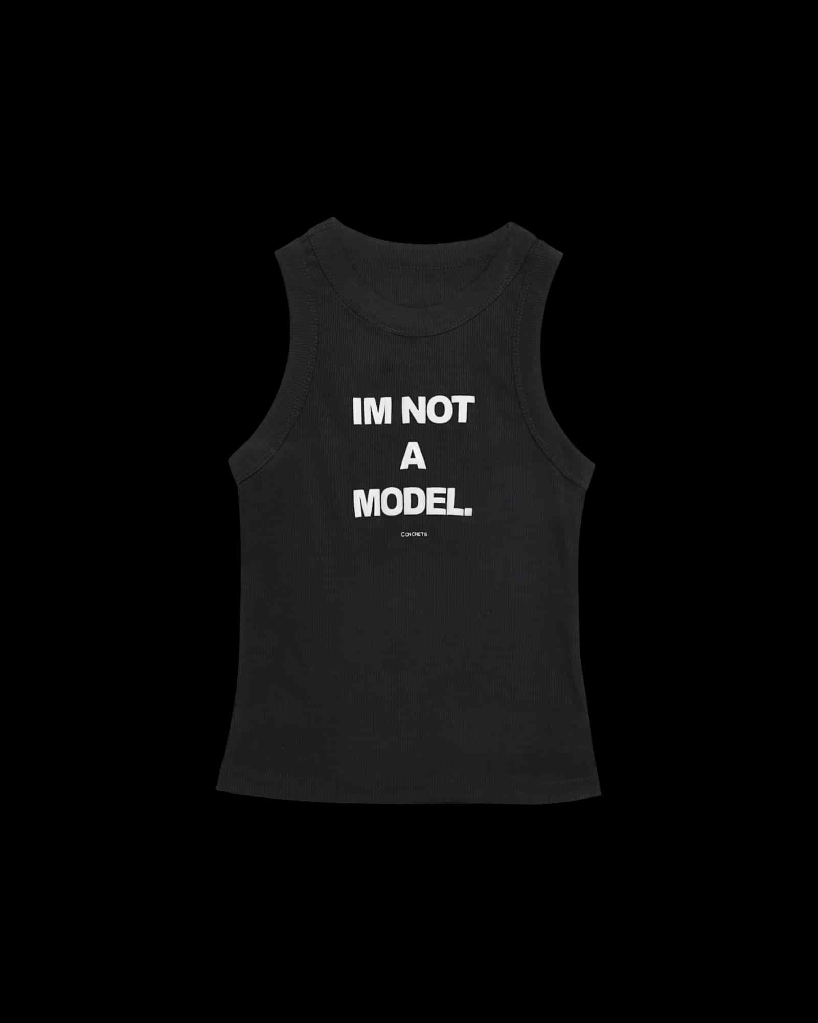I'M NOT A MODEL TANK TOP — GREEN - miniatura 1