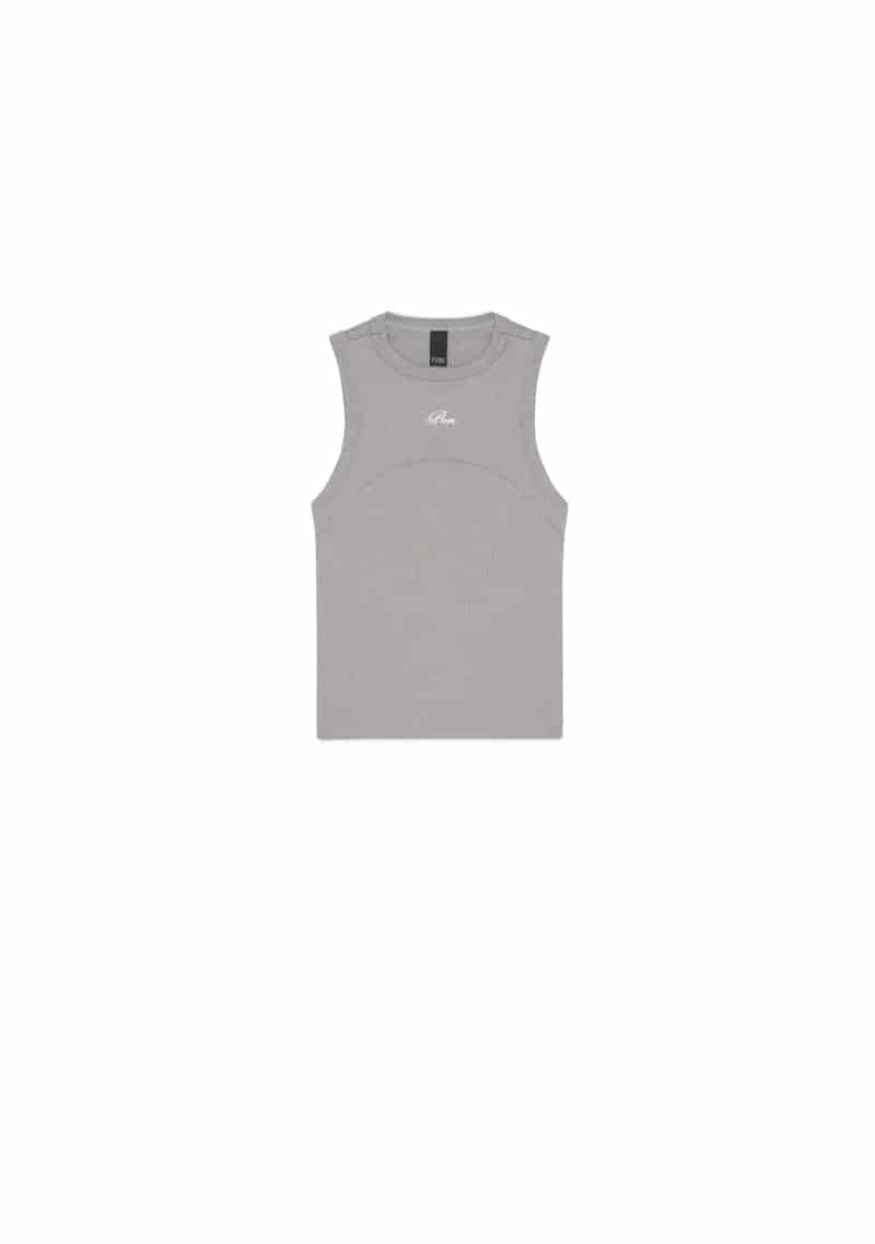 Dopamine grey rib tank top - miniatura 1