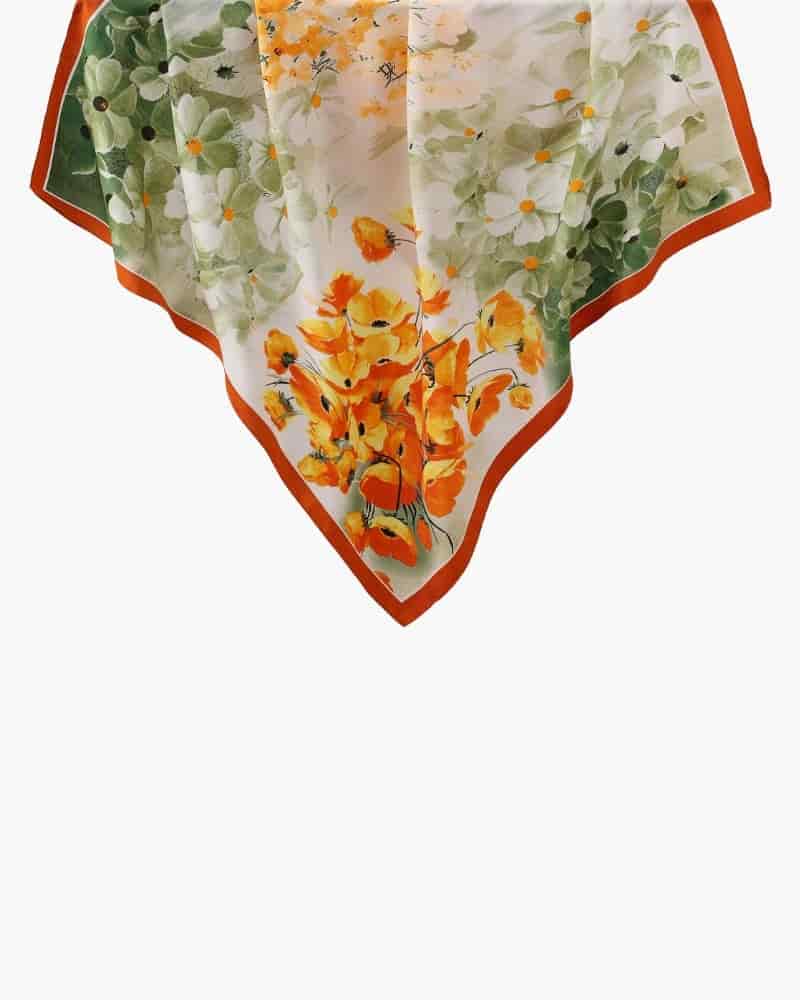 Old Money Impressionist Garden Scarf - miniatura 7