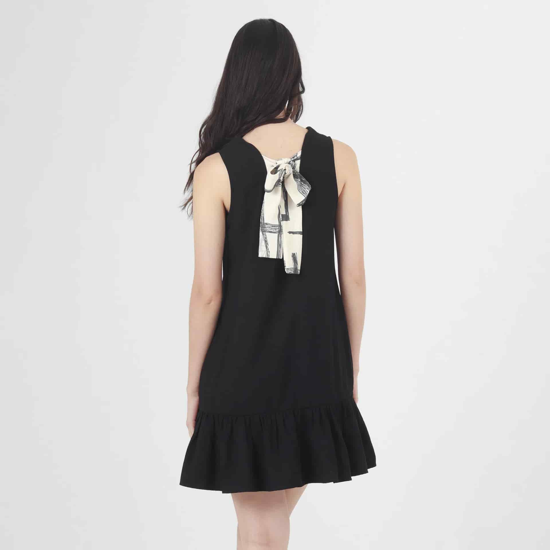 Vestido Cuello Redondo Manga Sisa - miniatura 5