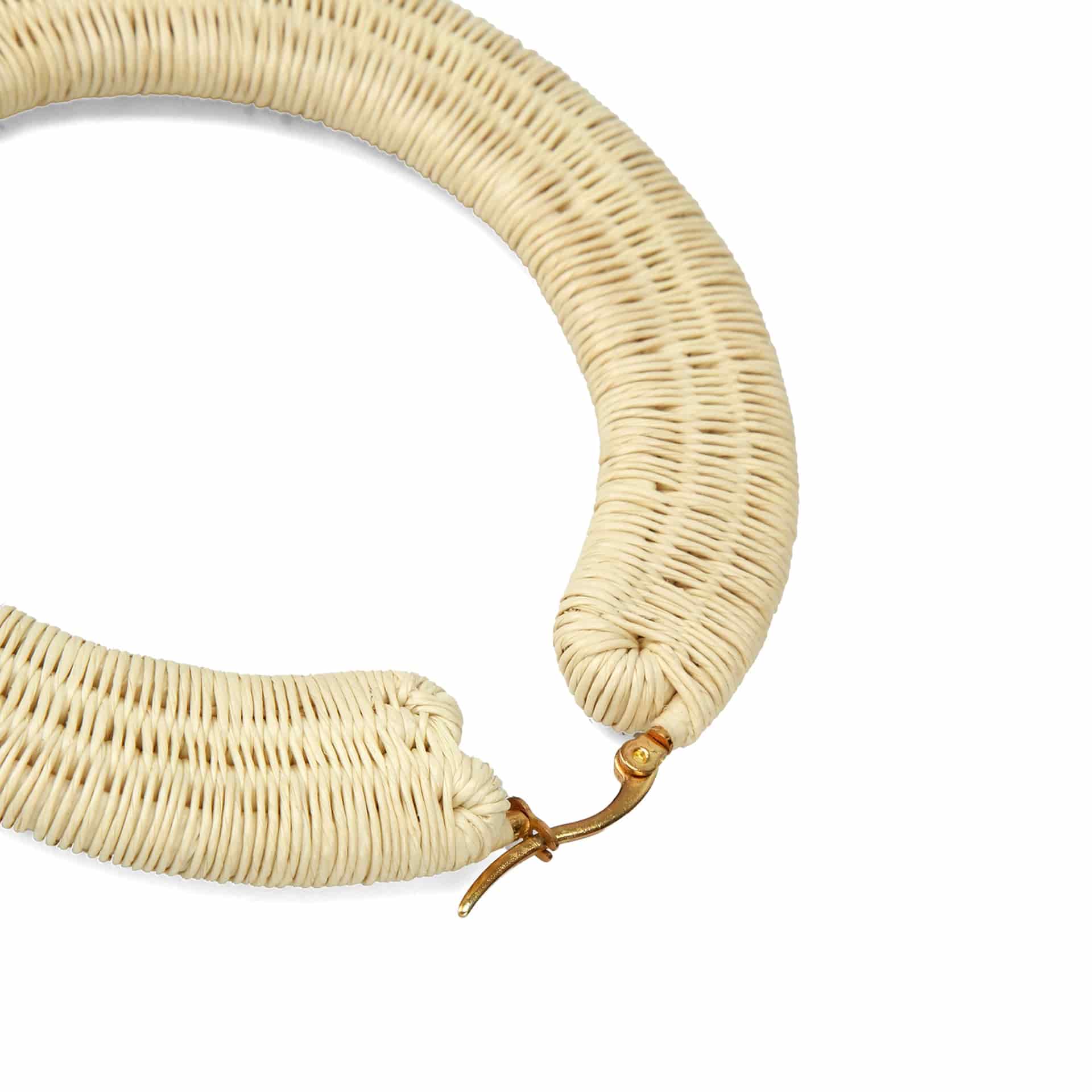 Aretes Werregue Beige - miniatura 3