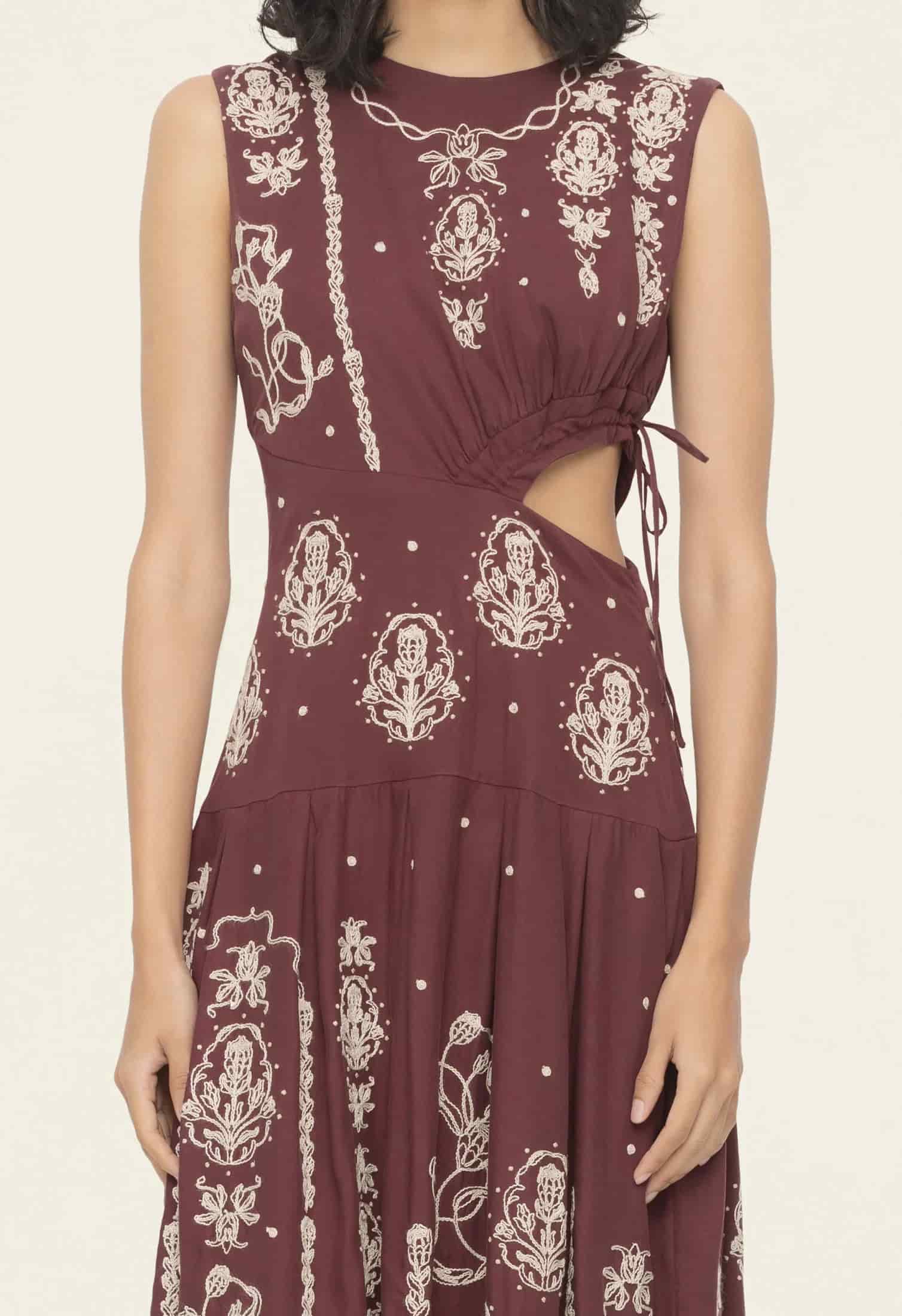 Otoño Relato Midi Dress - miniatura 11