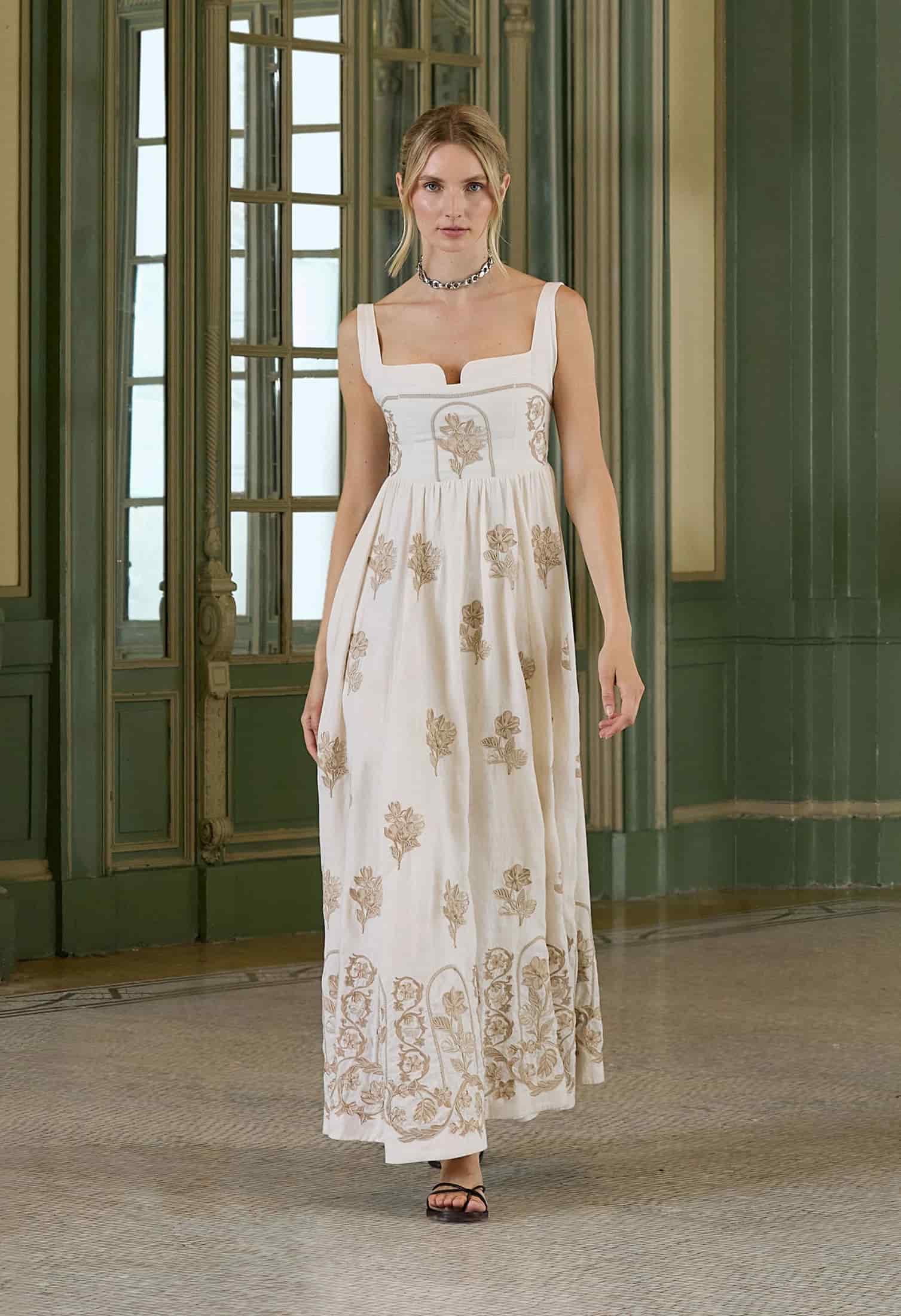 Jaspe Madera Maxi Dress - miniatura 2