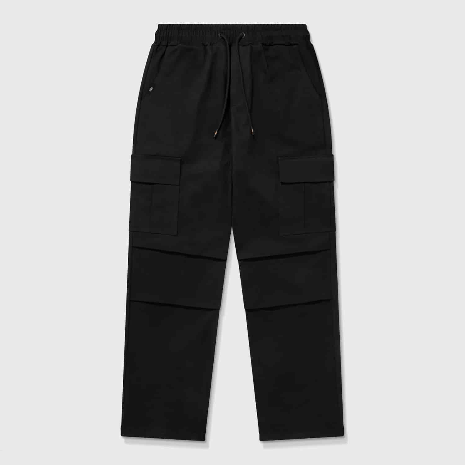 Classic Drill Jogger - Black - miniatura 7