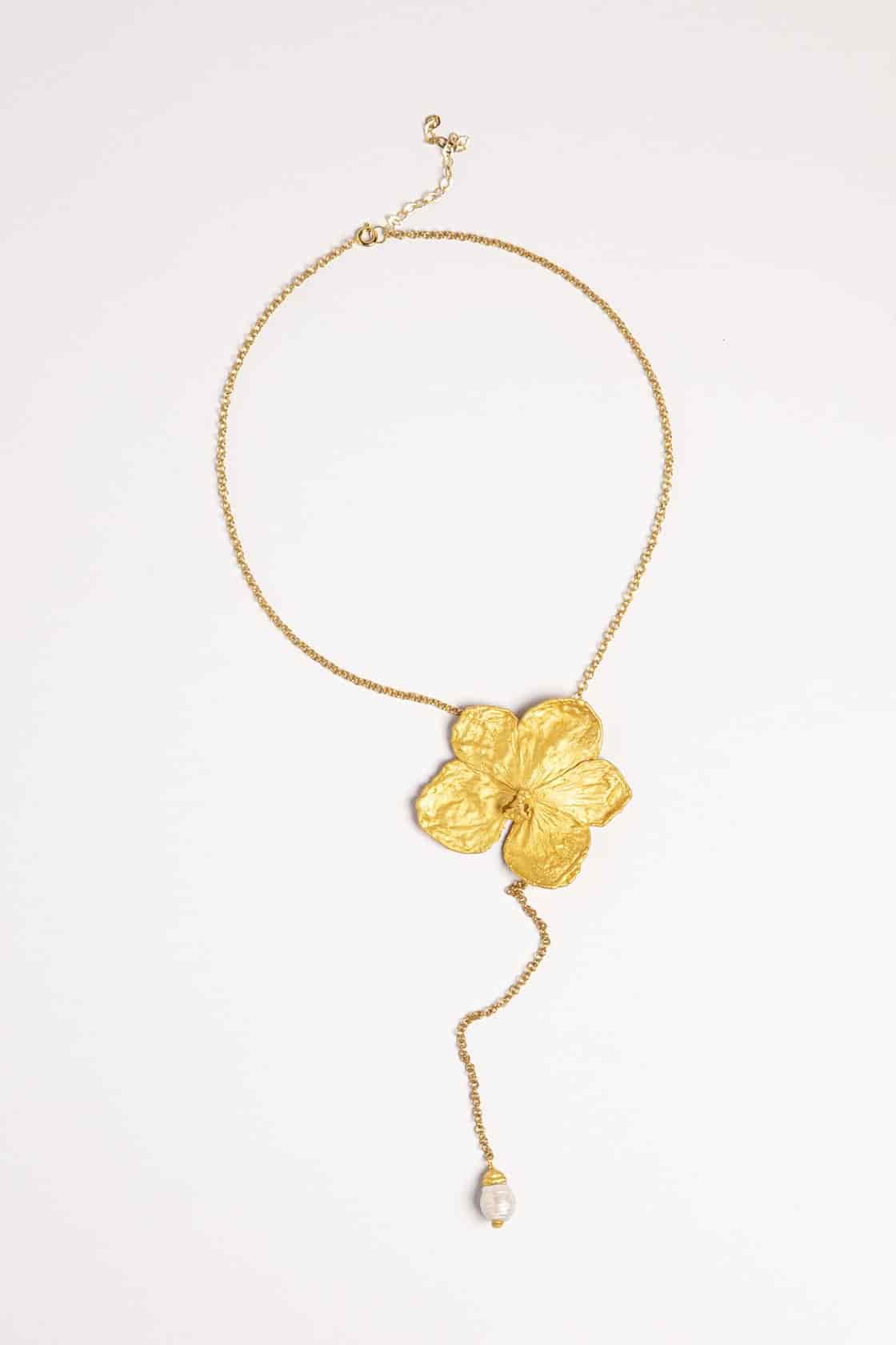 VANDA NECKLACE AND PEARL - miniatura 3