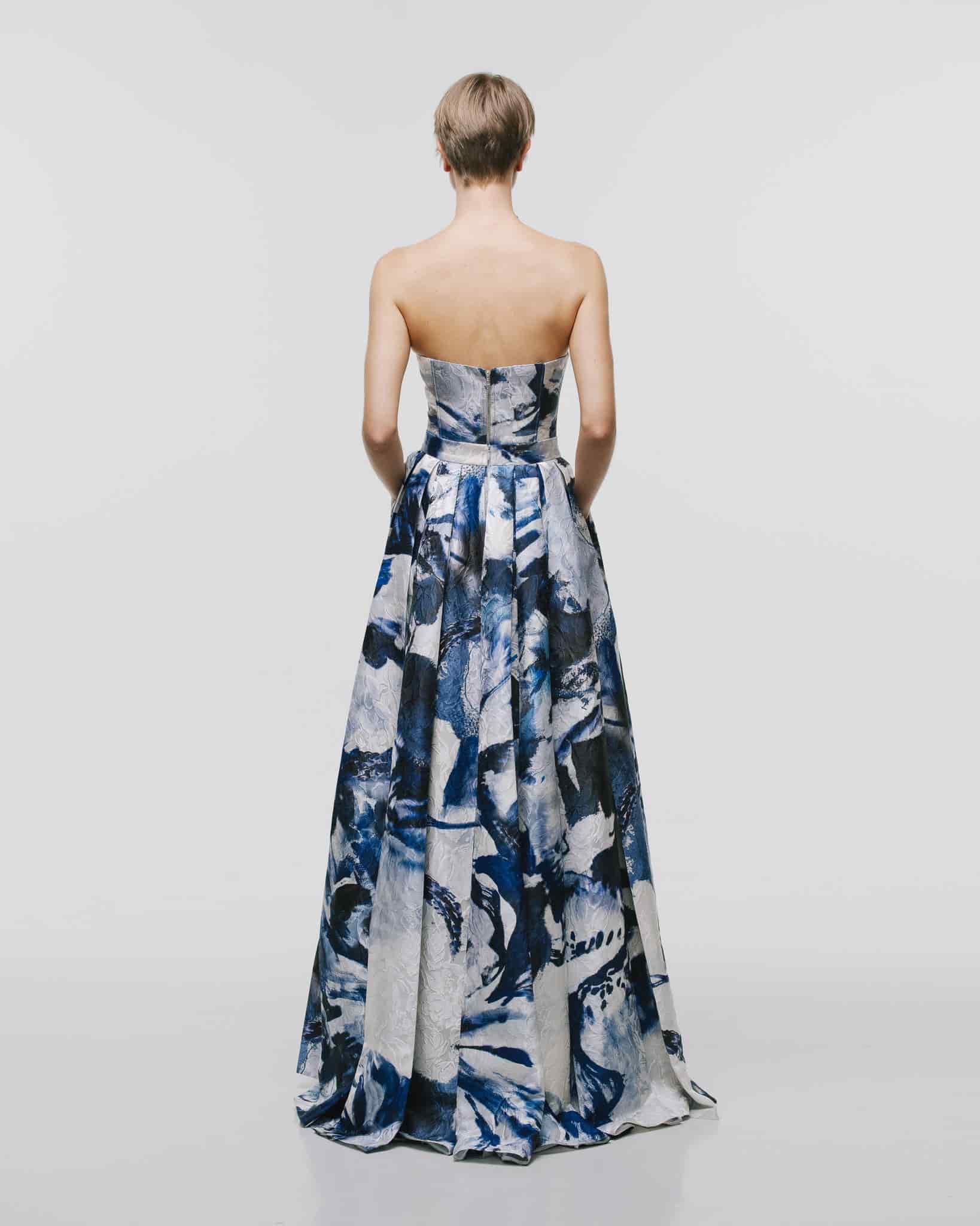 'CONTORNO' MAXI SKIRT - miniatura 3