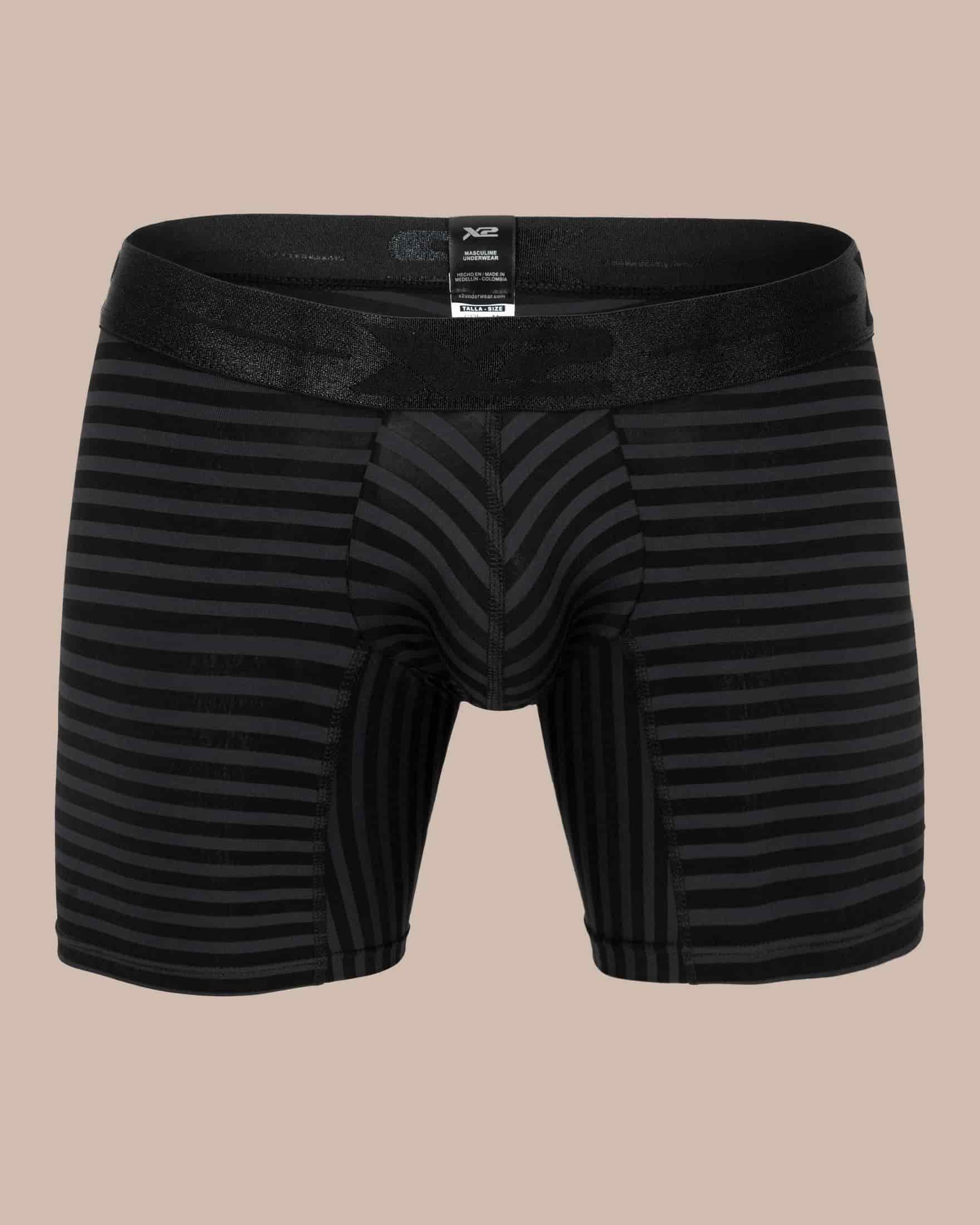Bóxer Medio Fratello Nylon Negro X2 - miniatura 1