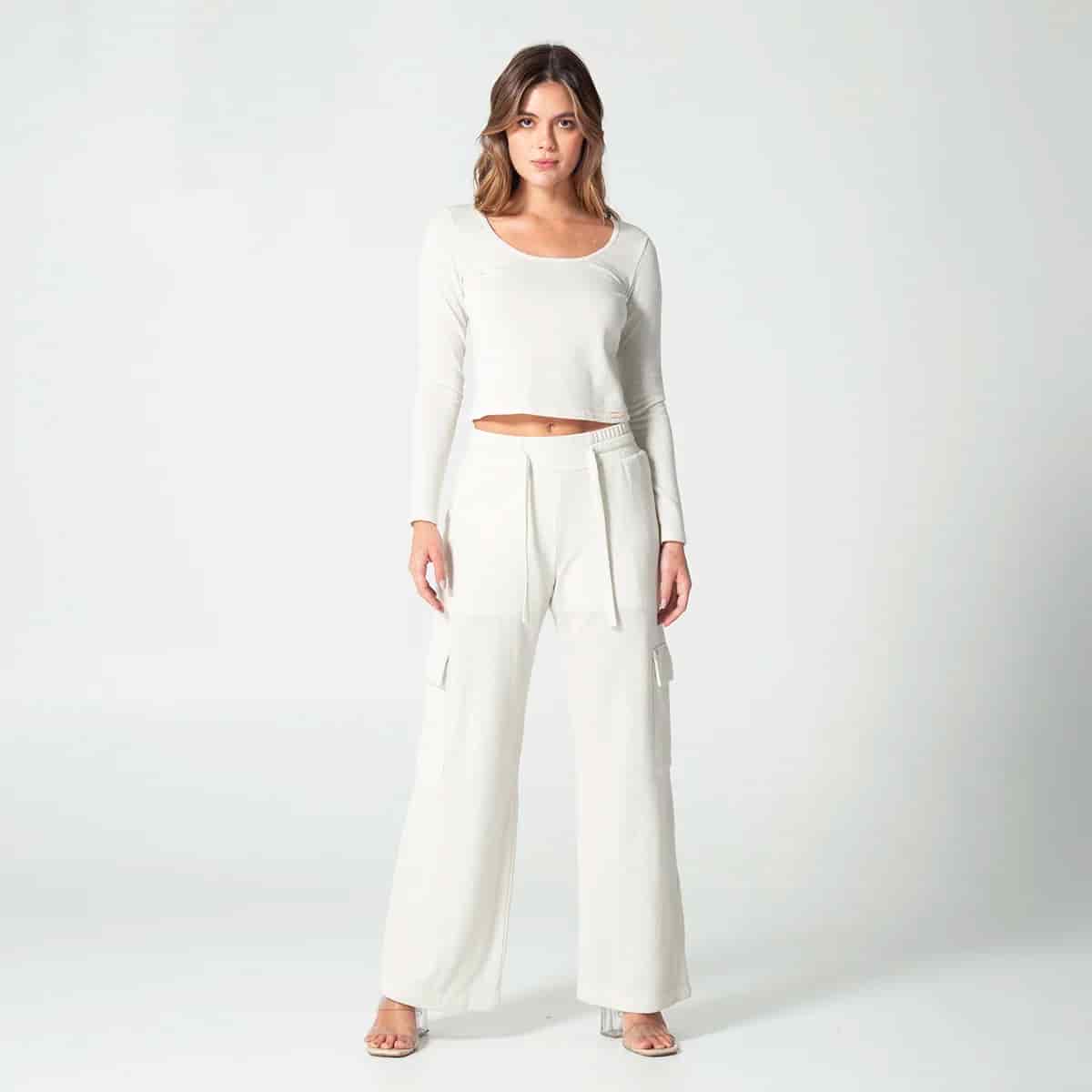 Blusa Slim Escote Cuadrado Smoke - miniatura 2