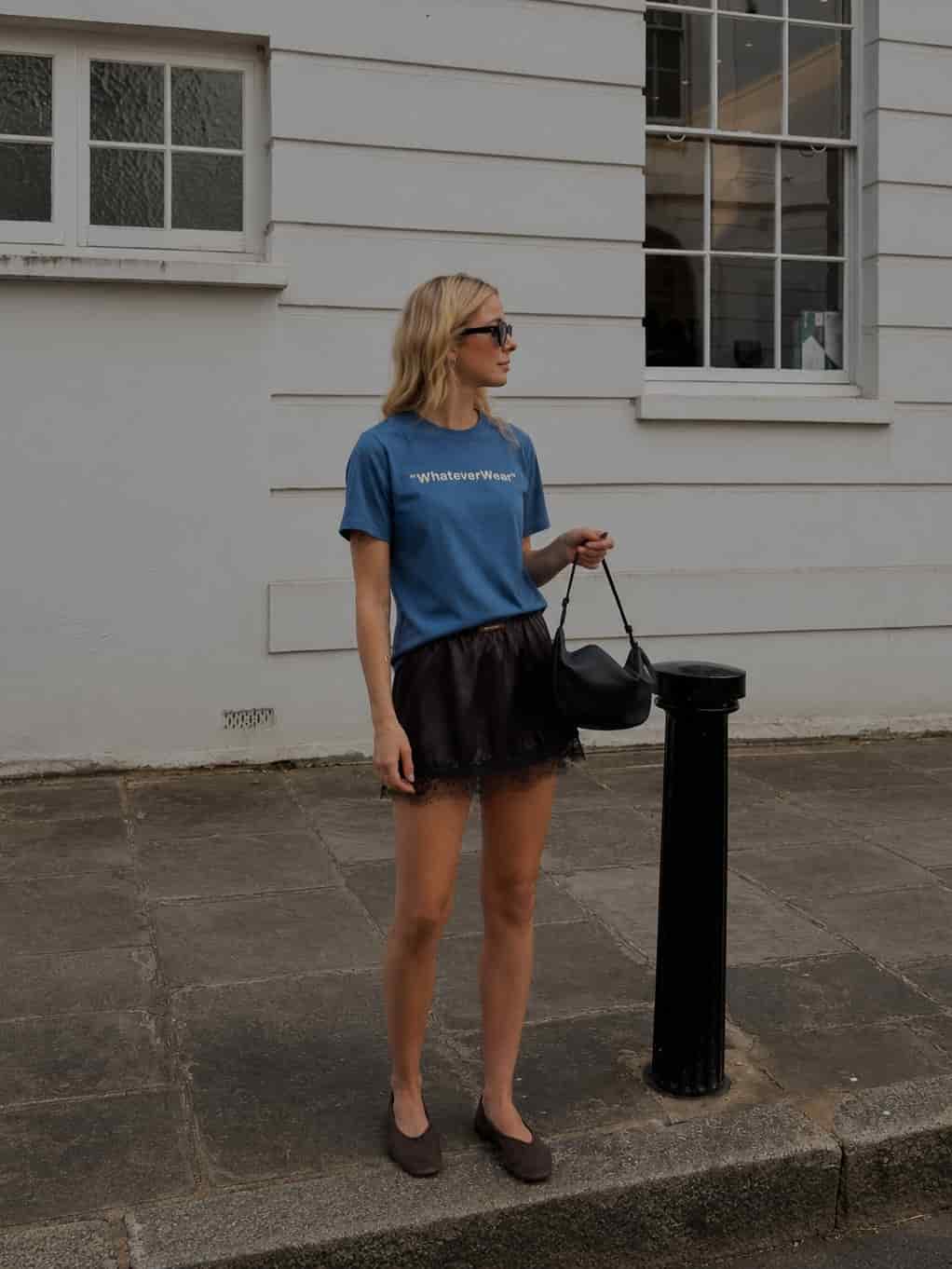 T-Shirt Beverly Hills Blue Flower Sky - miniatura 2