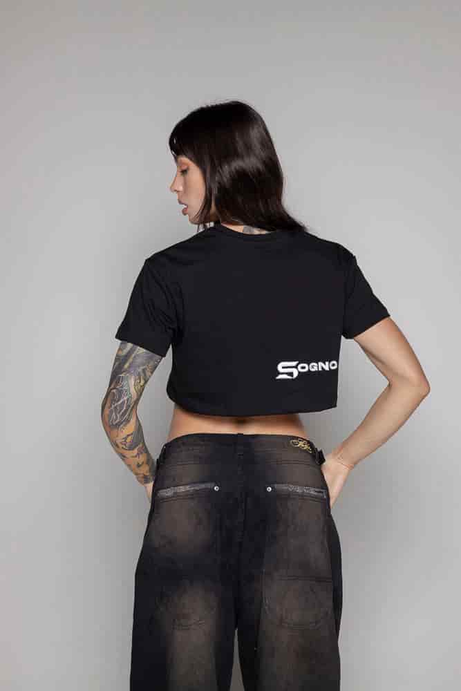 Crop-Top Basic Courage-Negro - miniatura 4