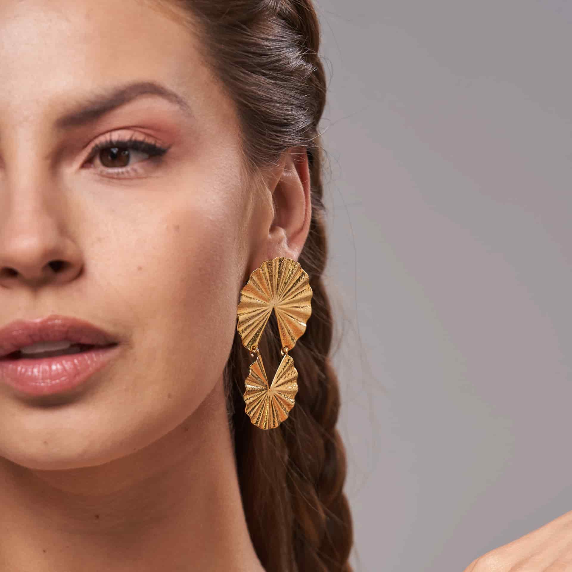 Solara Fan Earrings - miniatura 2