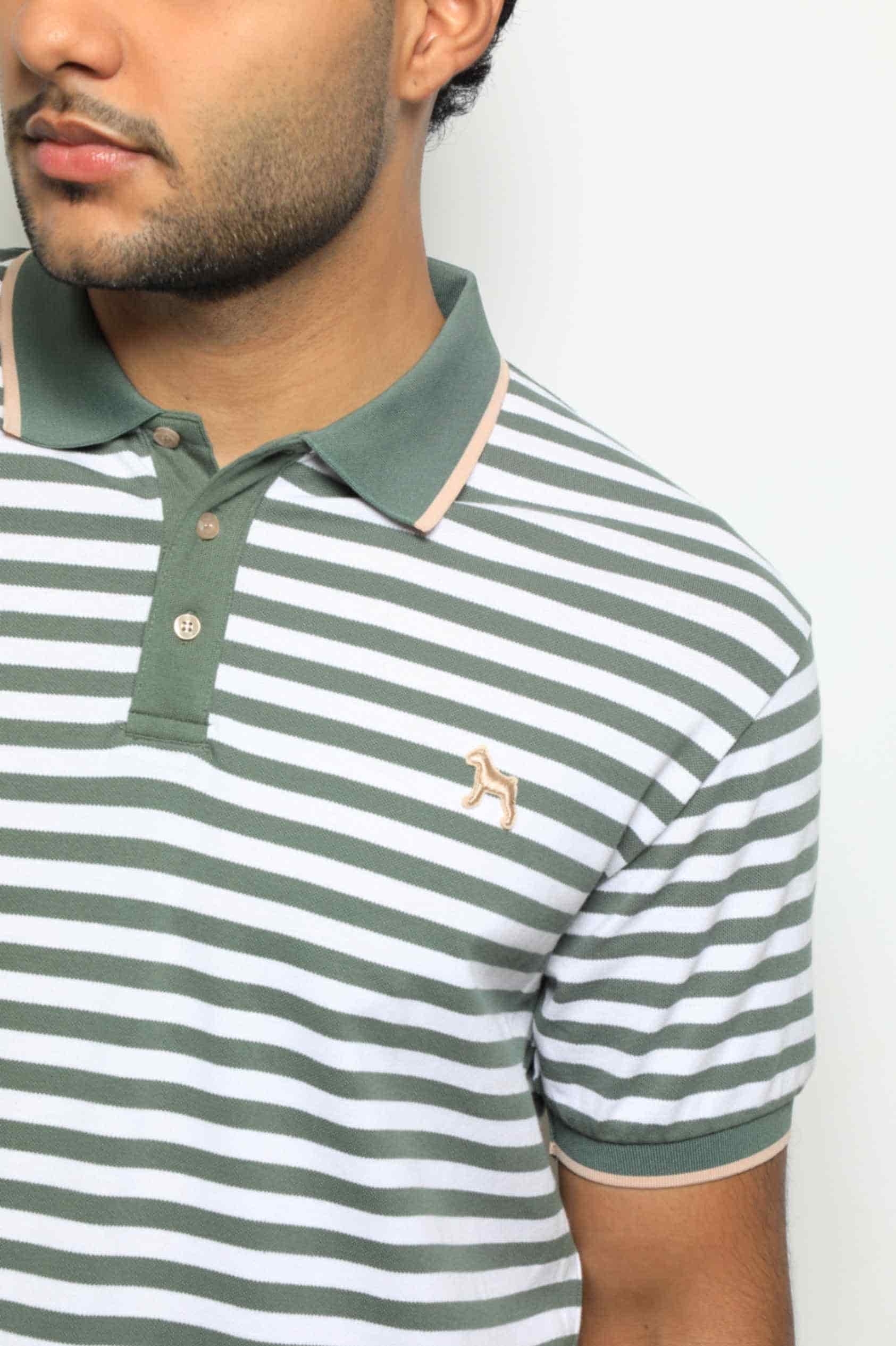 Polo Fashion Rayas Verde - miniatura 2