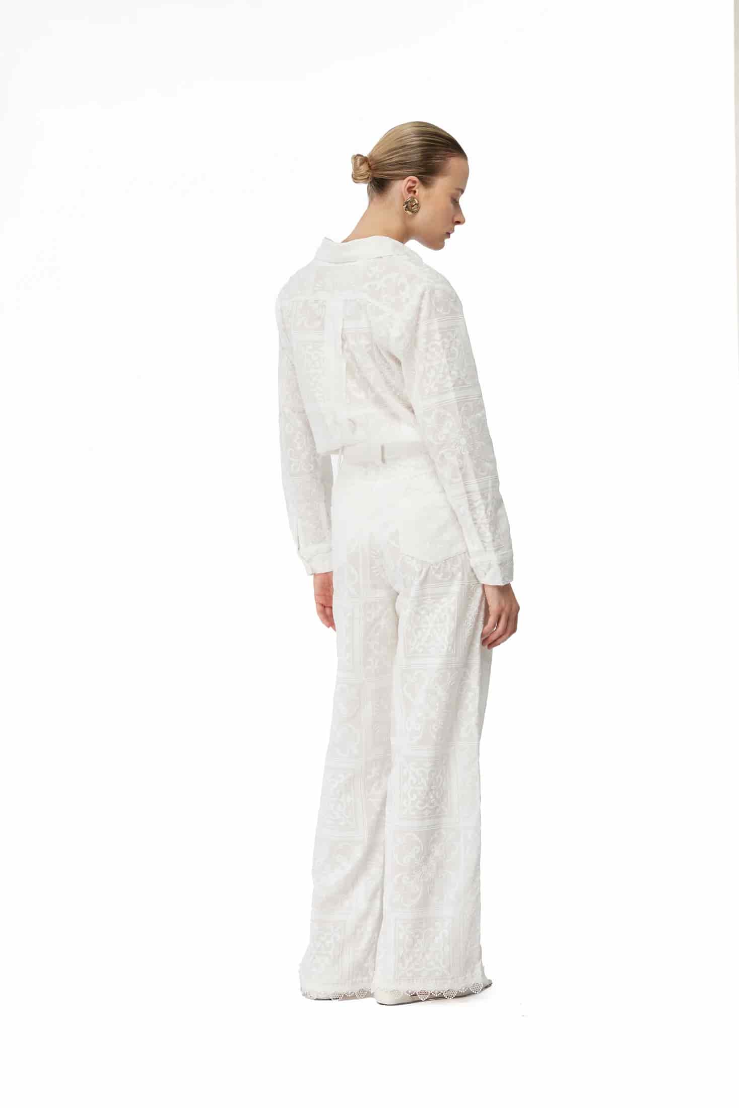 IVORA PANTS WHITE - miniatura 2
