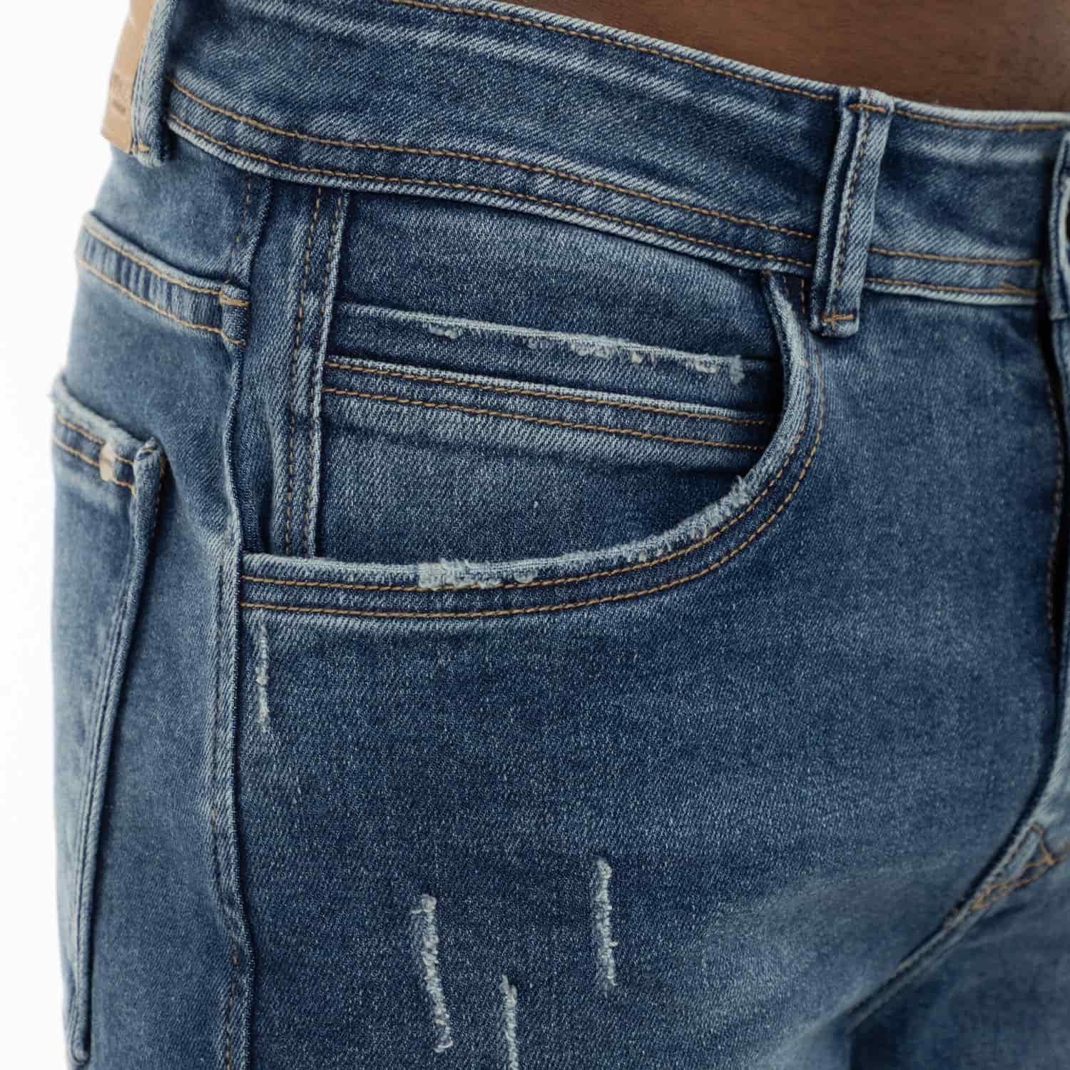 Skinny Fit Jeans Dark Blue - miniatura 6
