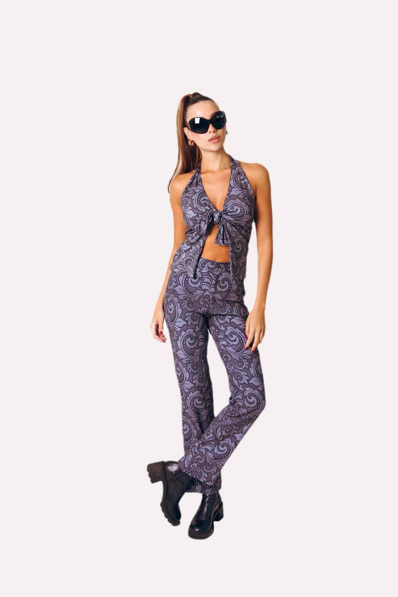Howdy Pants in Silver Smoke - miniatura 1