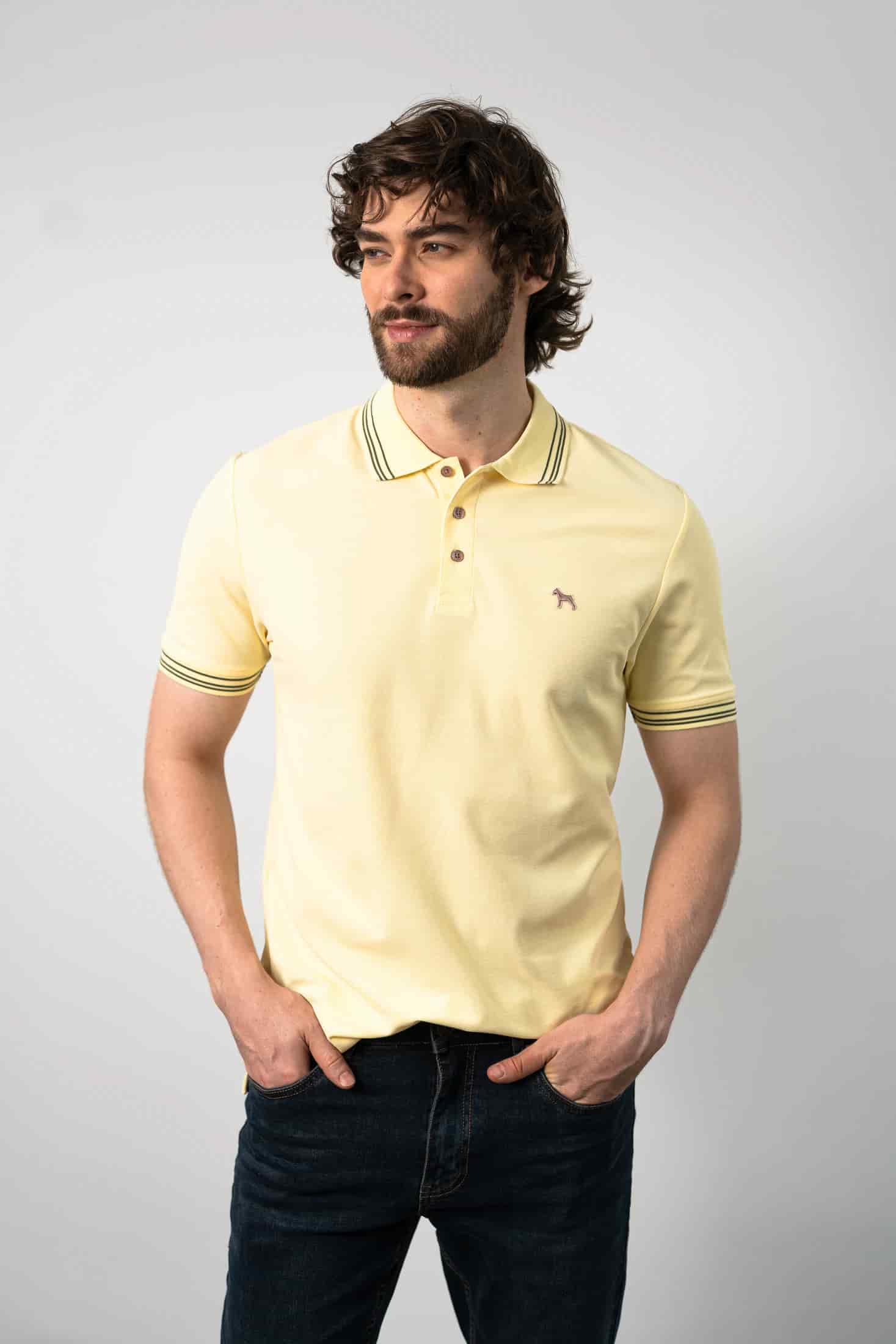 Polo Básica Amarillo Pastel - miniatura 2