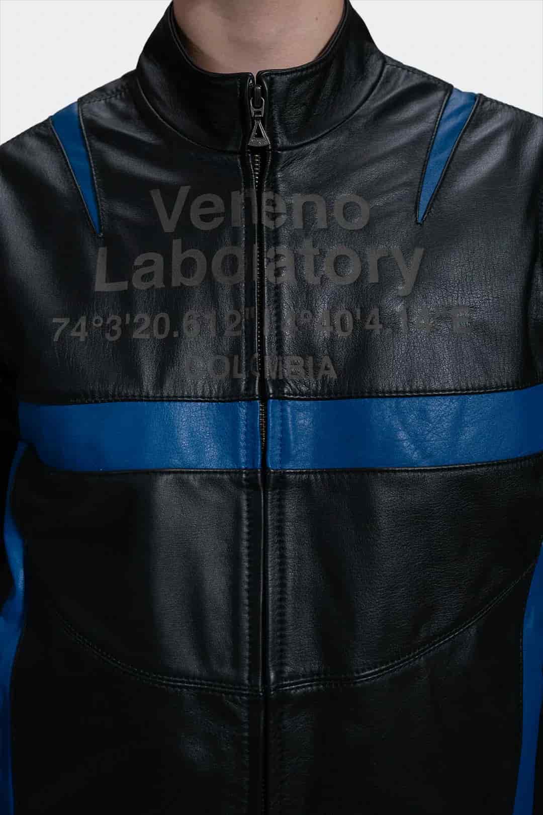 VENENO CHAQUETA CUERO BIKER GO FASTER - miniatura 8