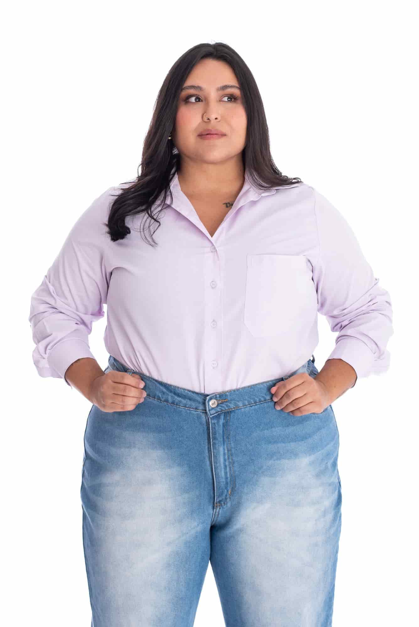 Camisa Macarena Lila - miniatura 1