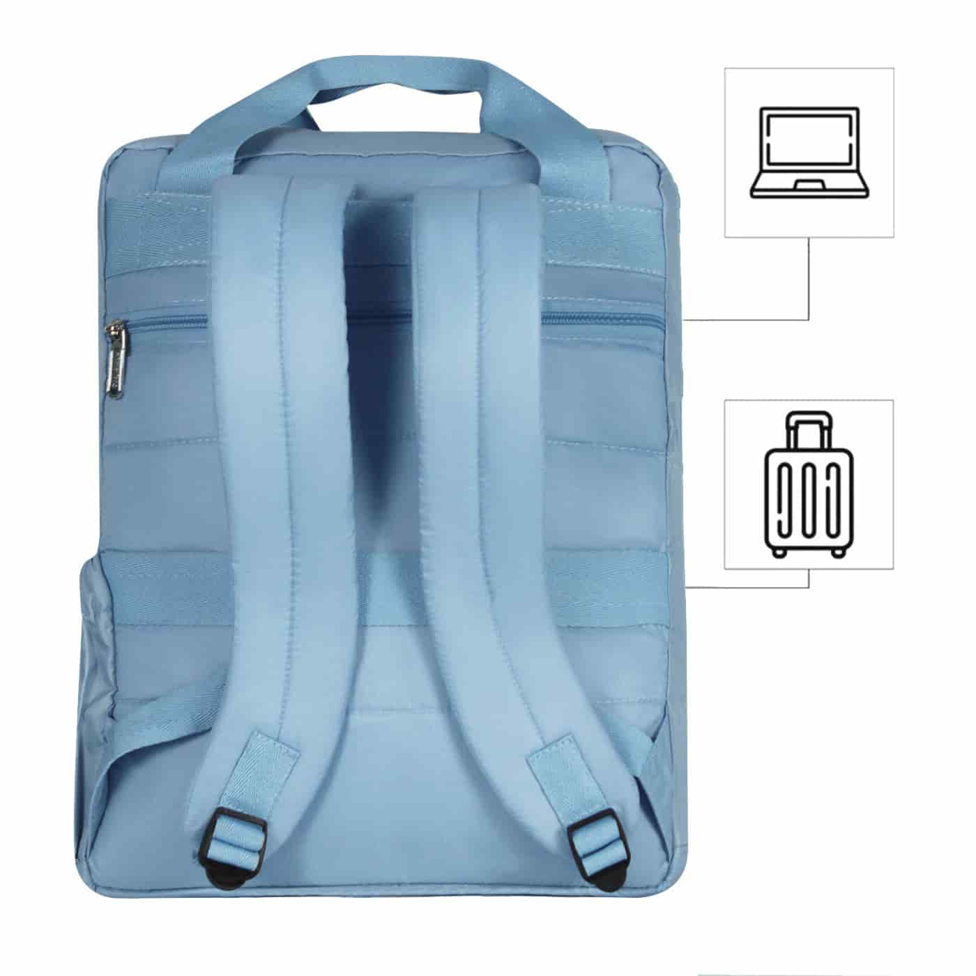 Morral Plegable Active Azul Claro - Ligero y Resistente - miniatura 4