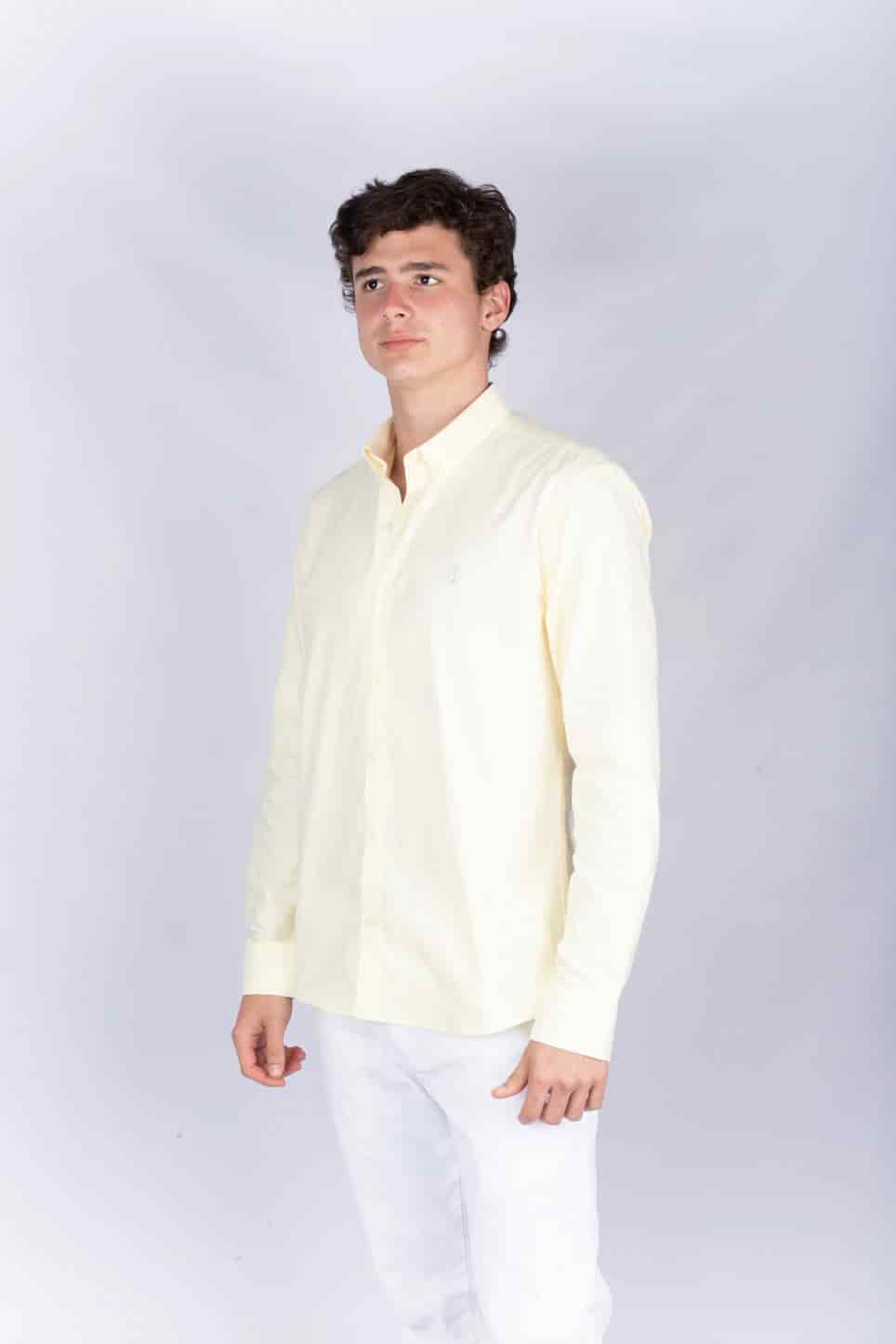 Camisa Oxford Amarilla - miniatura 1