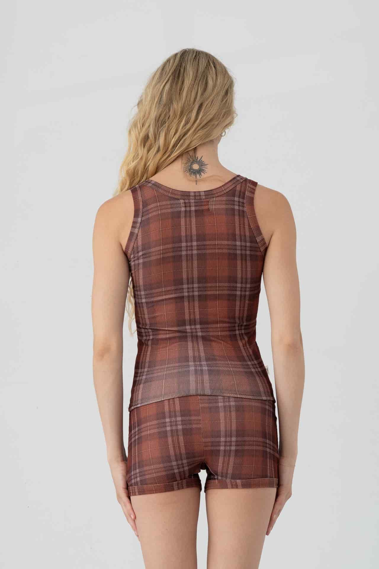 Set short Madrid Rosewood Plaid - miniatura 5