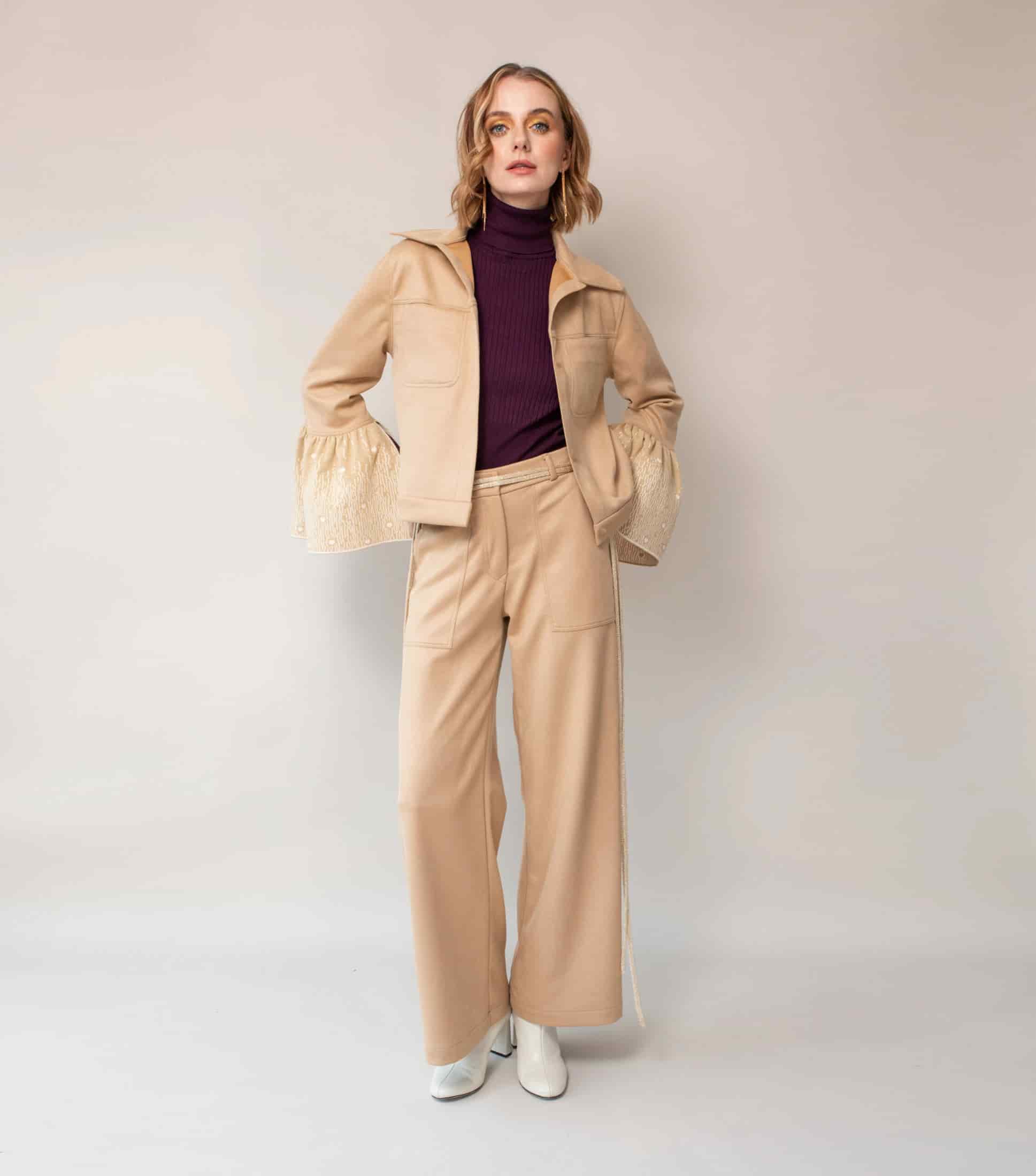 Chaqueta Sol Camel - miniatura 3