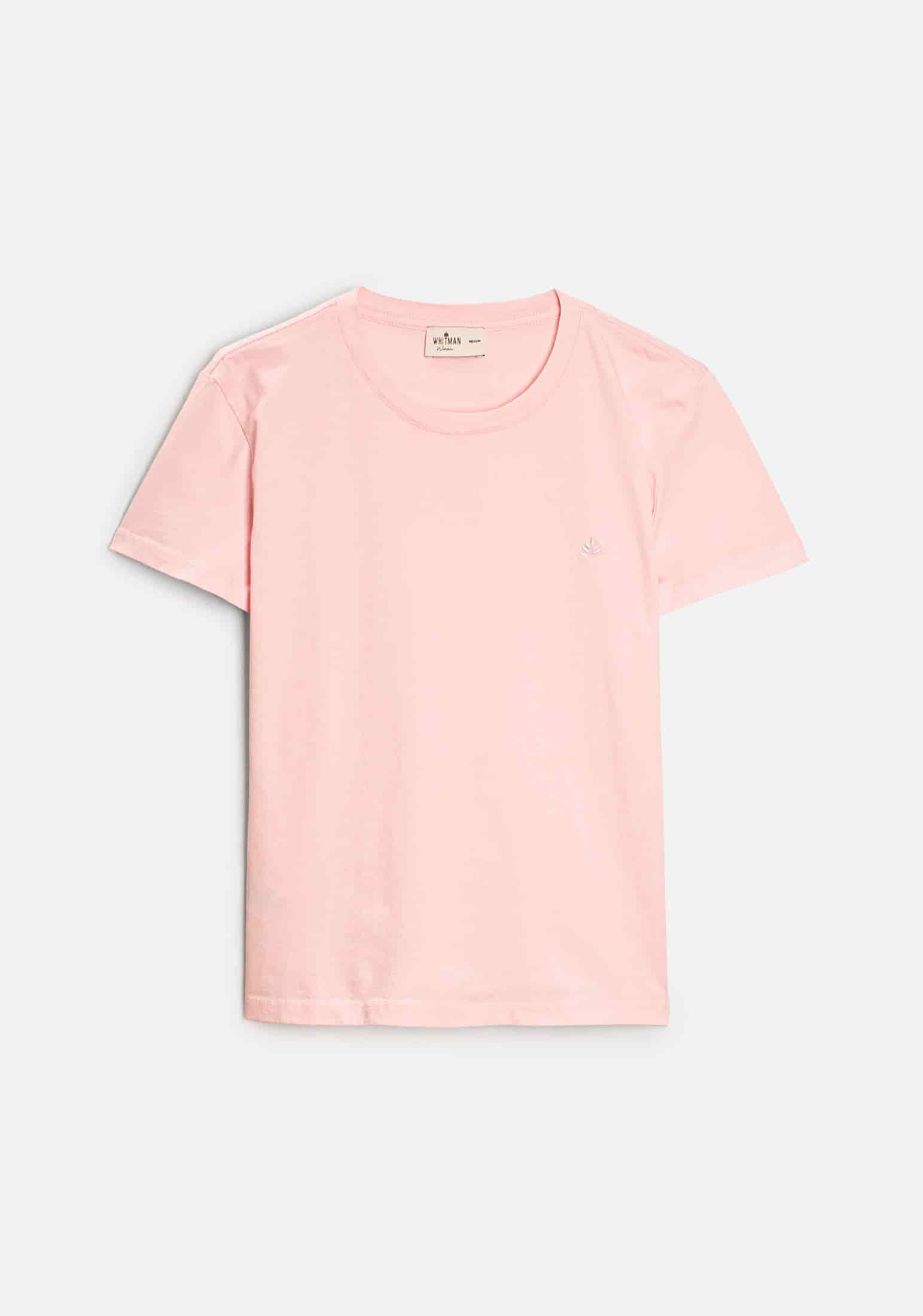 Camiseta M Unicolor CR L-Atn Rosada - miniatura 1