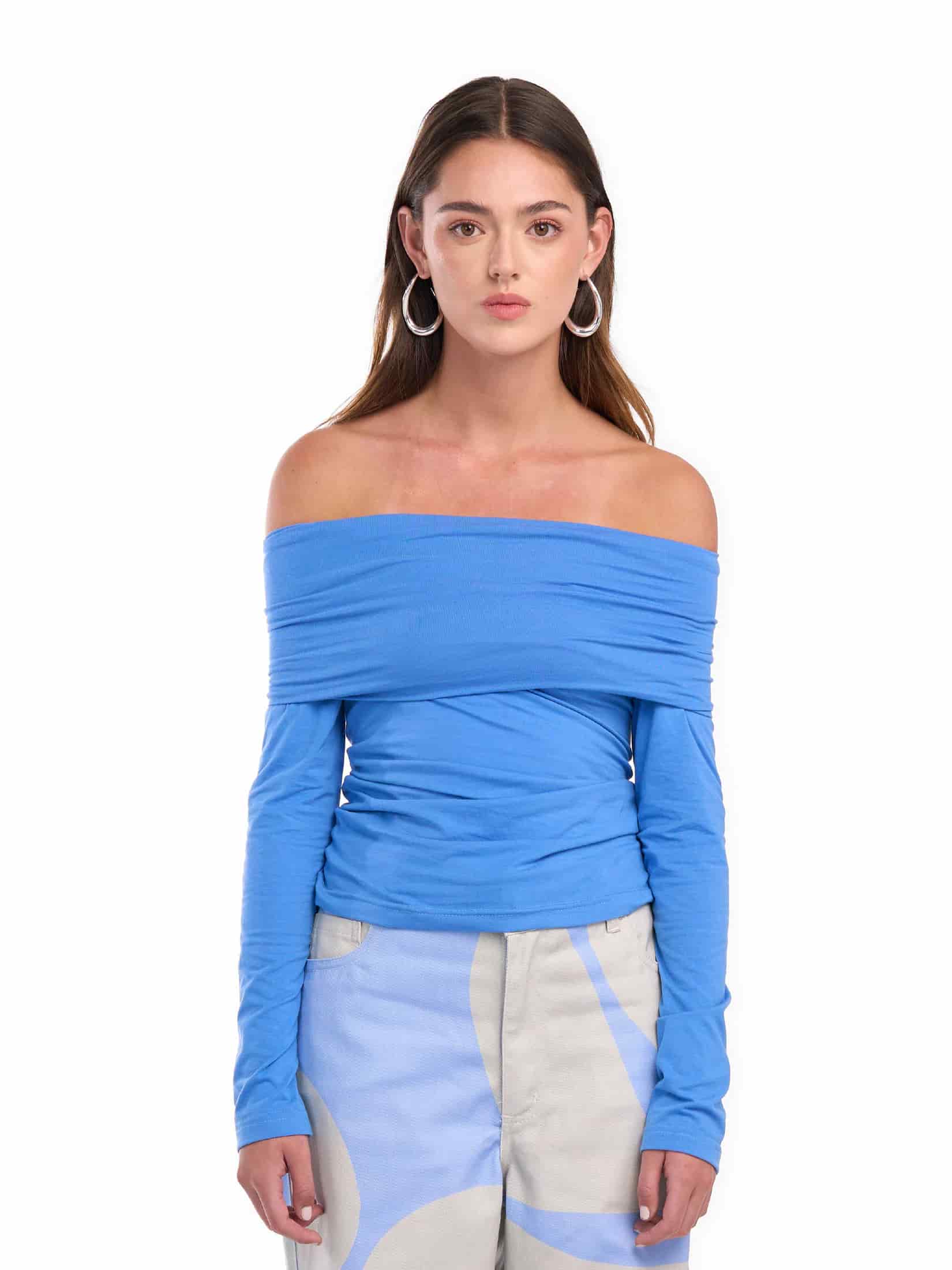 Blusa Conexión Azul - miniatura 1