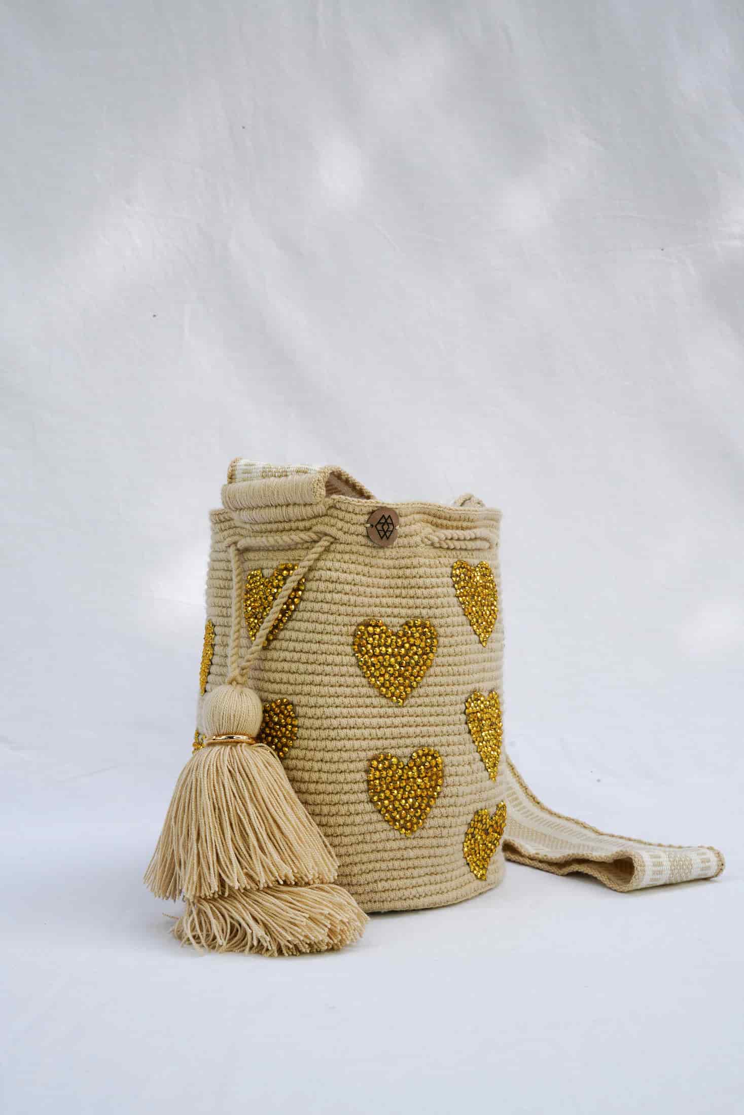 Mochila Corazón Pedrería Mediana - miniatura 8