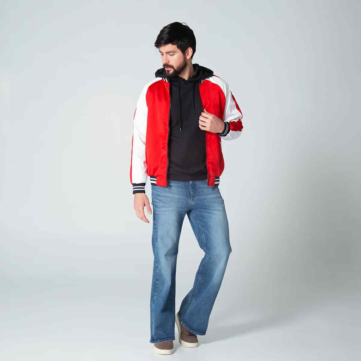 Chaqueta Beisbolera Regular Brand - miniatura 2
