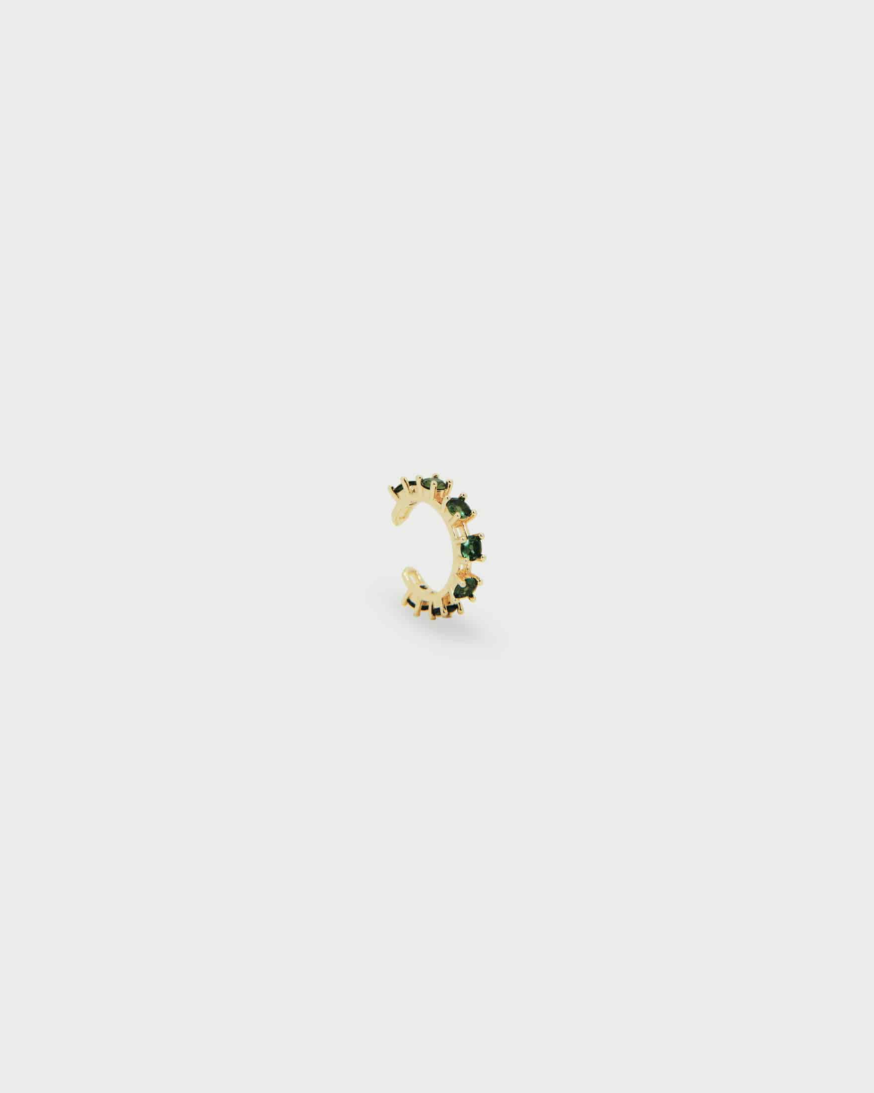 Earcuff Cristales Oro - miniatura 2