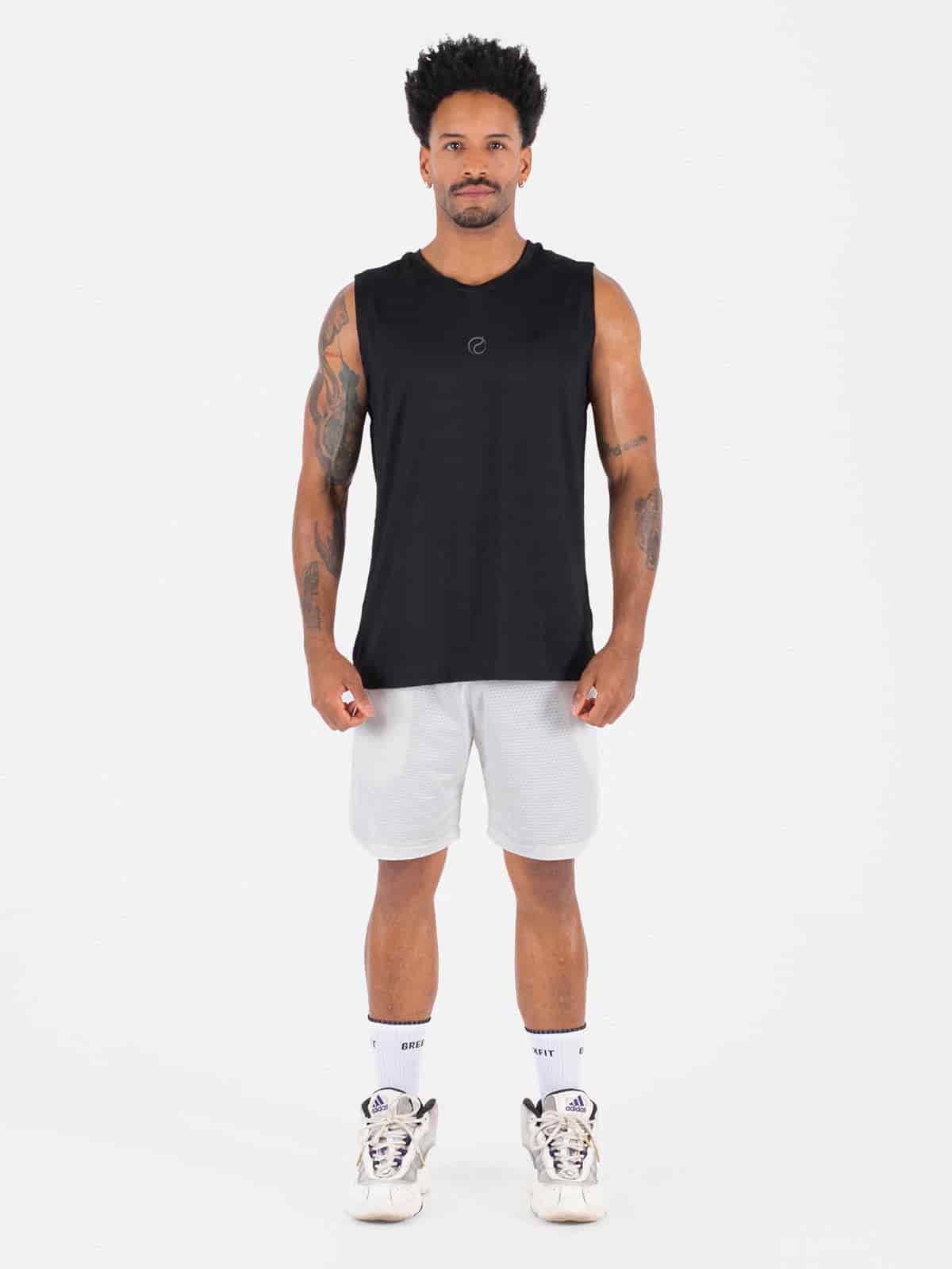 Camisilla hombre juno ibiza negra - miniatura 2