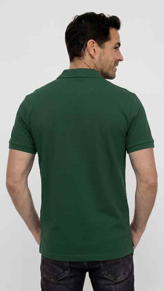 POLO MANGA CORTA VERDE PARA HOMBRE - miniatura 2