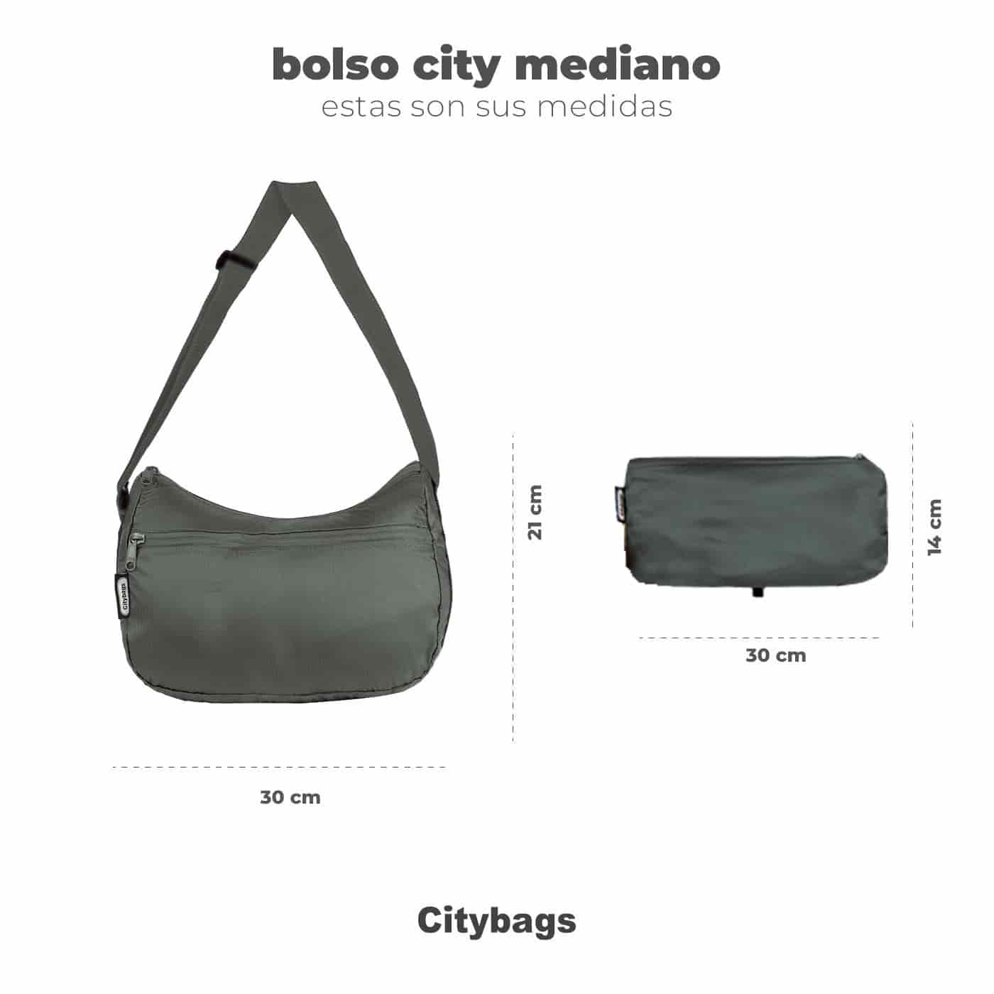 Bolso City Manos Libres ULTRA Plegable Estampado Nala Multicolor - miniatura 5