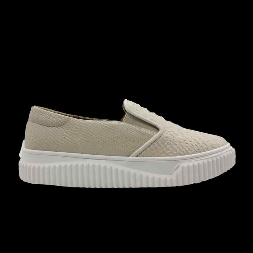 "Mimi" Tenis en cuero sin cordones - miniatura 4