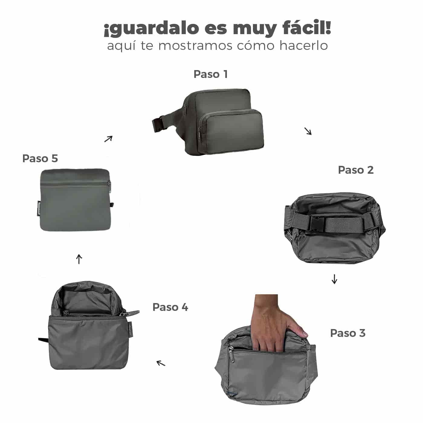 Canguro XL ULTRA Plegable Citybags Estampado Paraiso Multicolor - miniatura 6