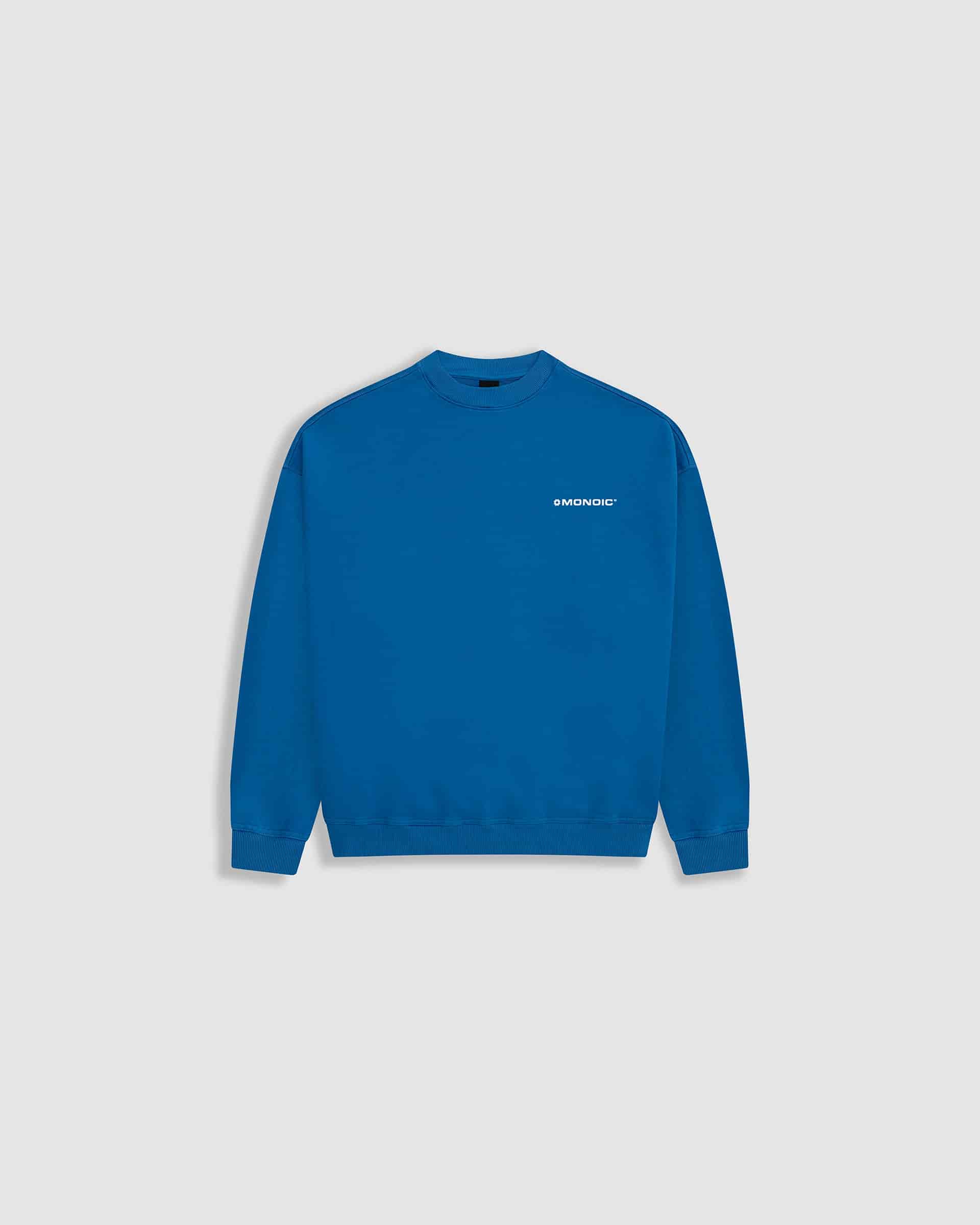 Crewneck Oversized Básico V4 - Azul Cobalto - miniatura 1