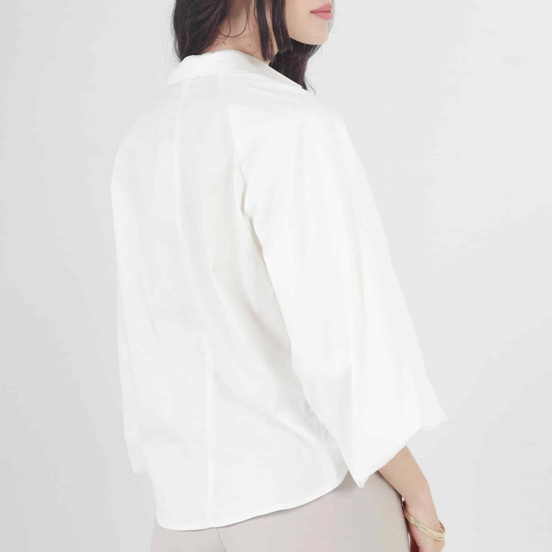 Blusa Cuello Camisero Manga 3Cuartos - miniatura 4