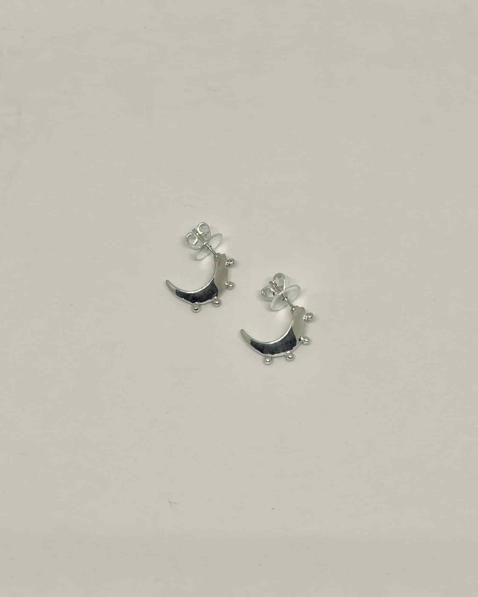 Chiqui Crescent Hoops Silver - miniatura 1