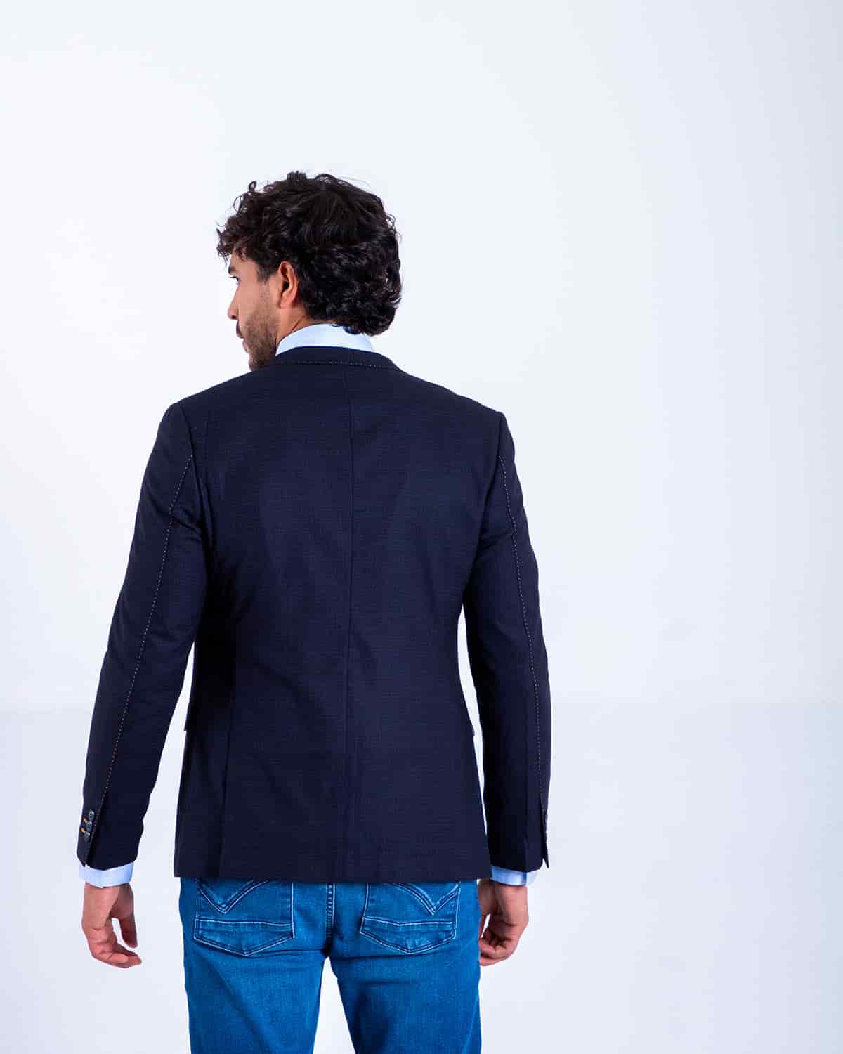 Blazer azul para hombre - miniatura 3