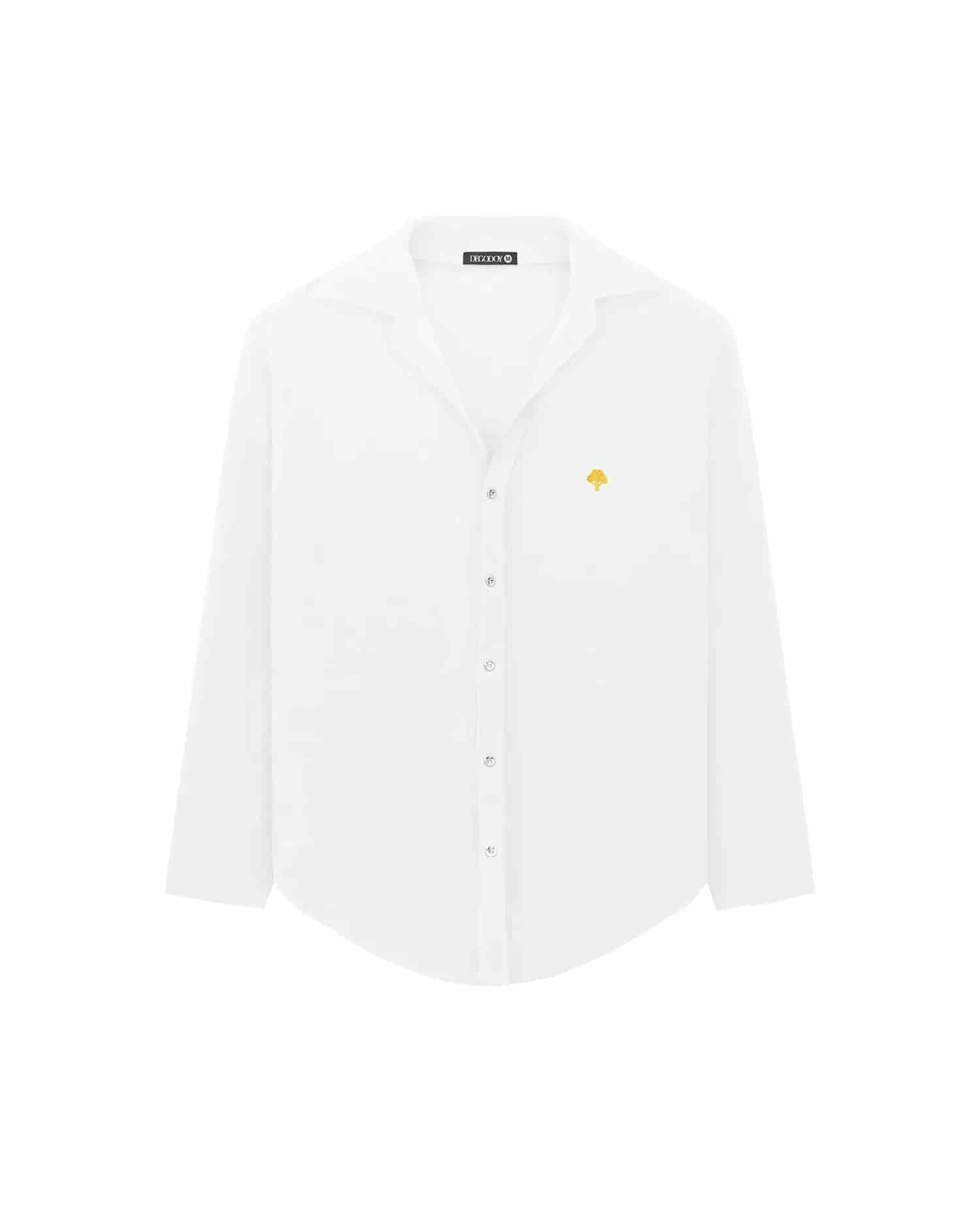 Camisa Clasica Pana Blanca - miniatura 1