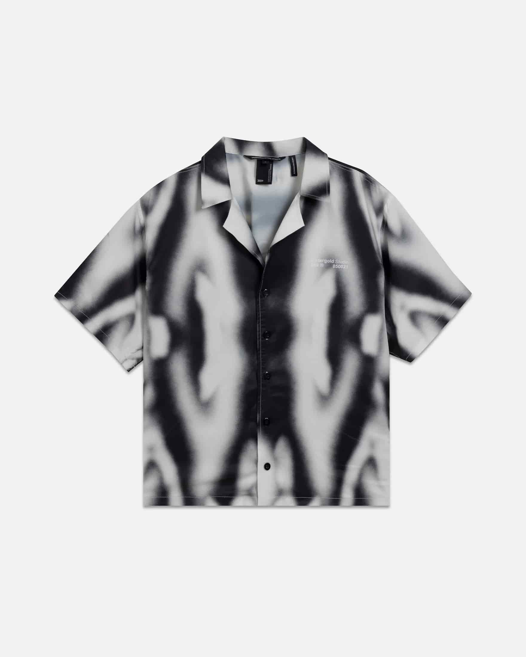 Basics Undergold Studio Silk Shirt Blur Pattern - miniatura 1