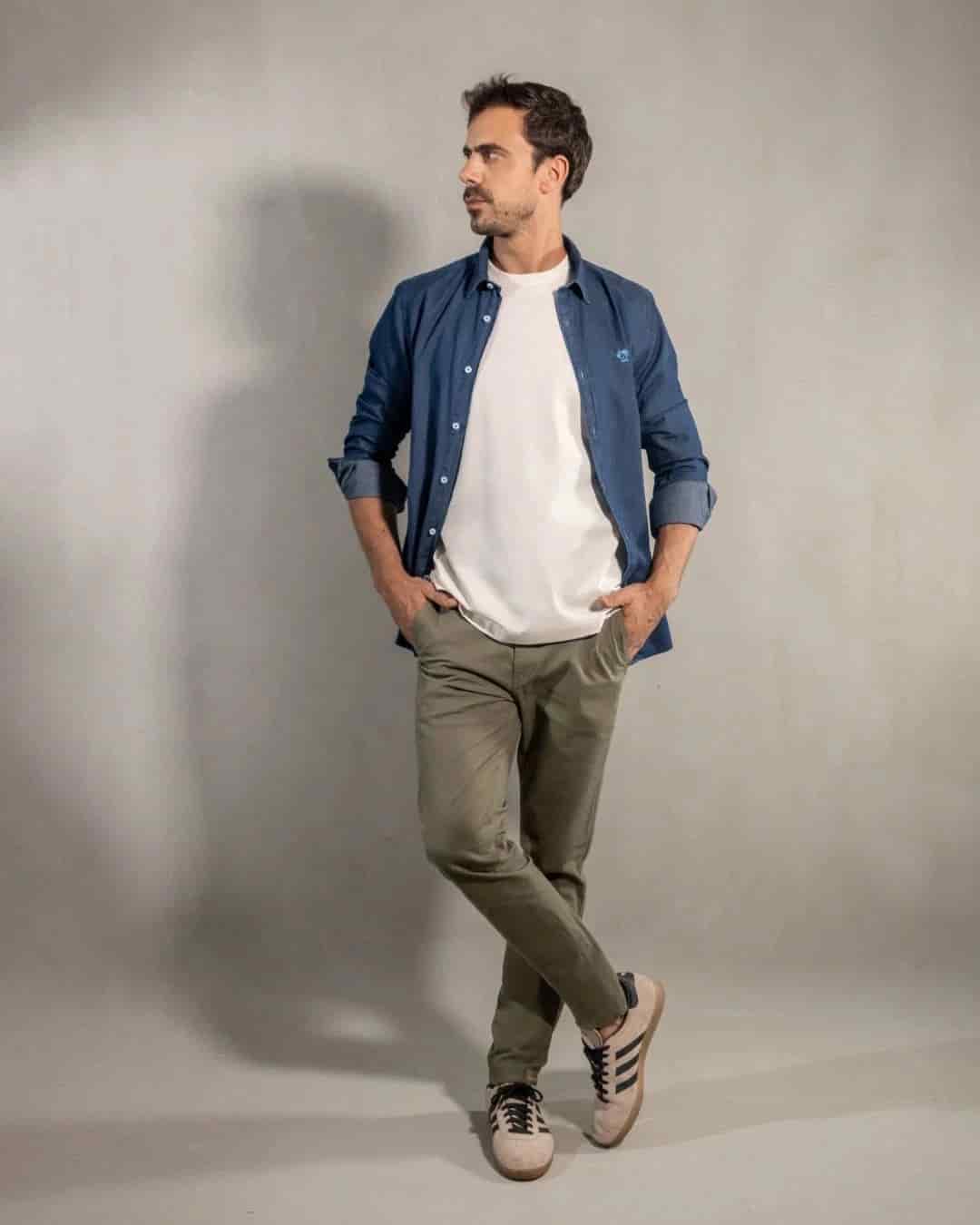 Pantalon Elastico Verde Claro - miniatura 8