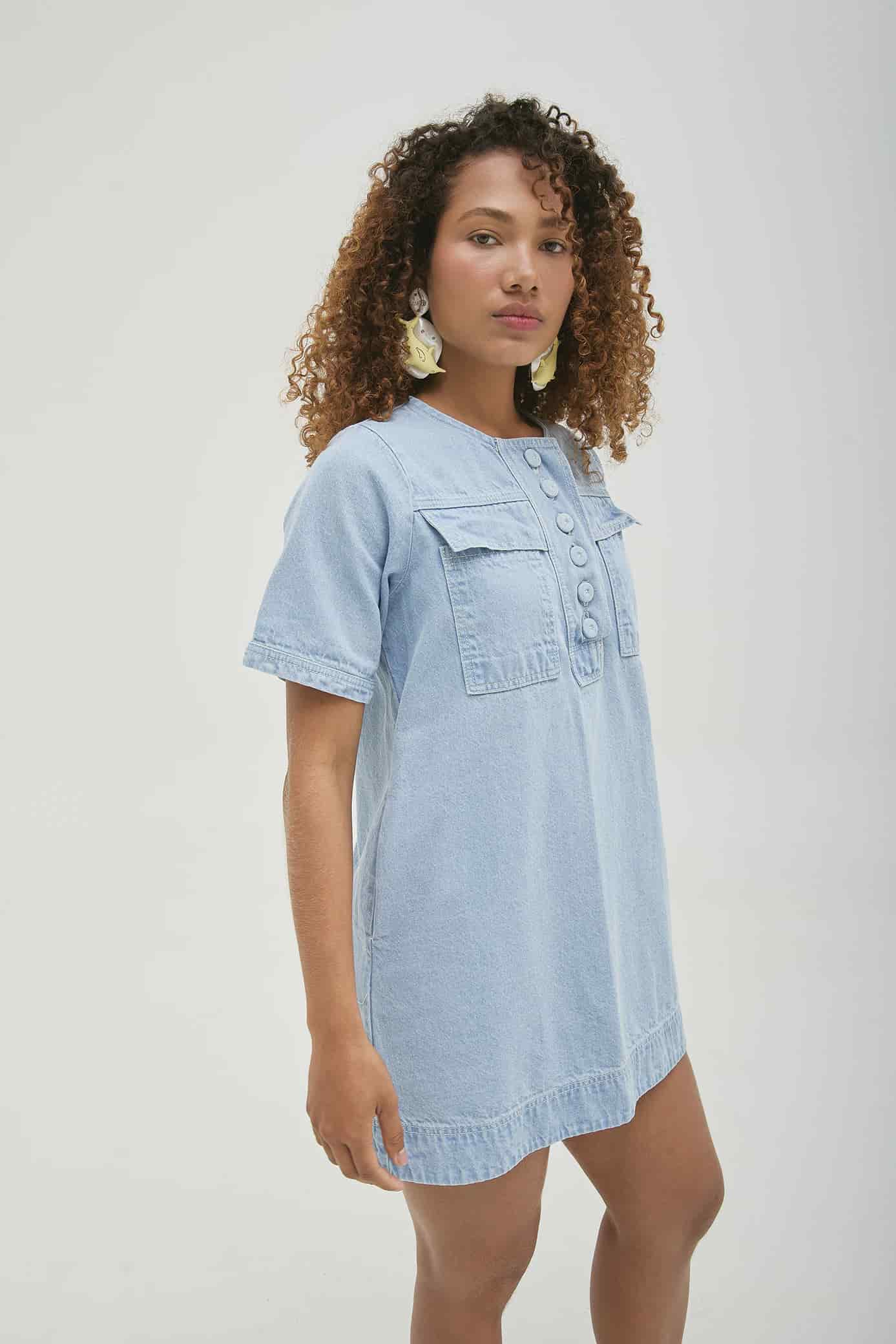 Vestido Brisa Denim - miniatura 5