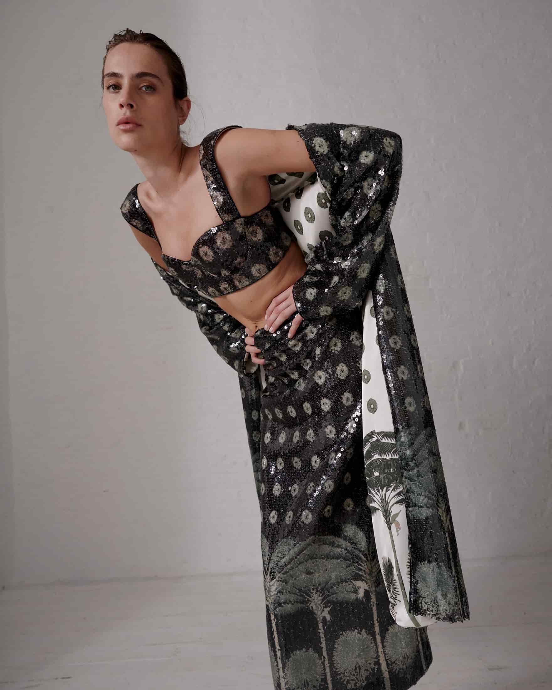 Delirio Sequins Top / Green - miniatura 1