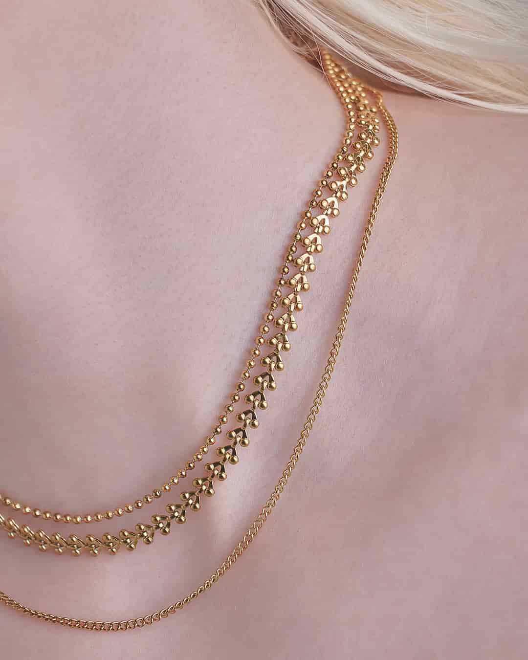 Collar Triple Oro - miniatura 5